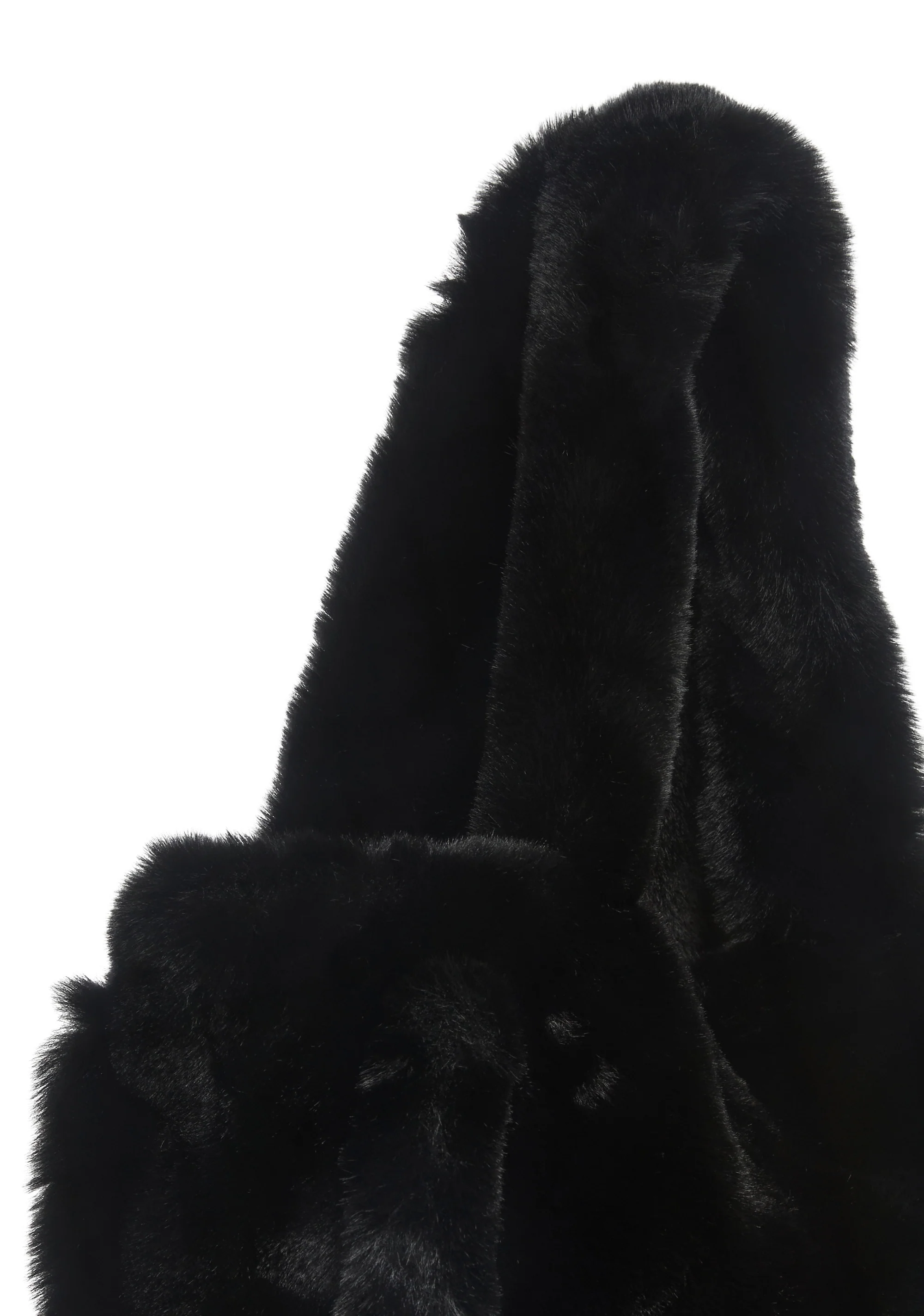 Cutie Pie Faux Fur Bag - Black - Image 6