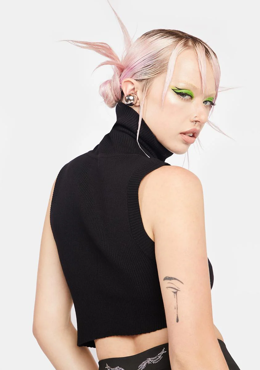 Future Daze Turtleneck Crop Tank - Image 4