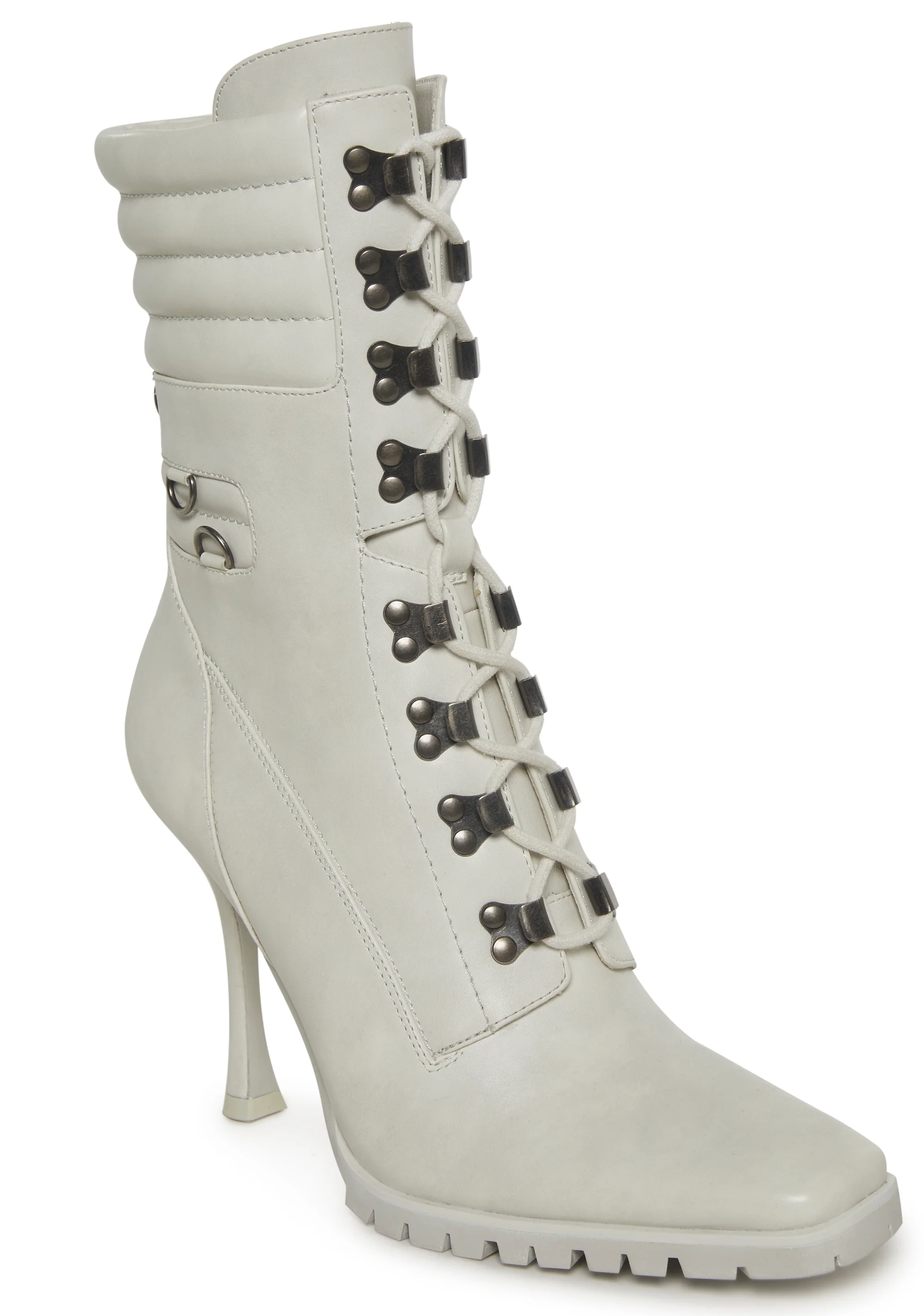 Future Frenemy Heeled Booties - White - Image 2