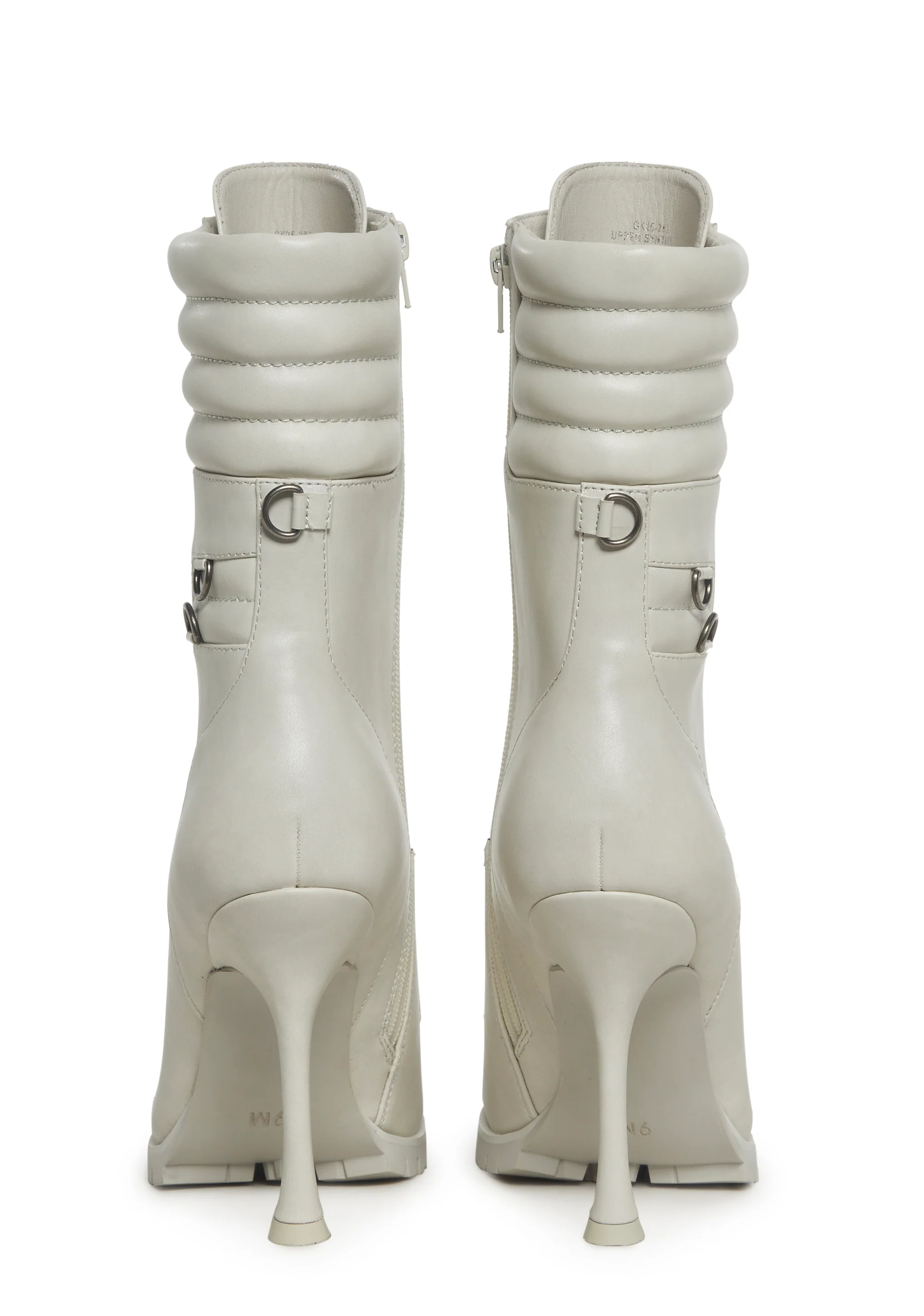 Future Frenemy Heeled Booties - White - Image 4