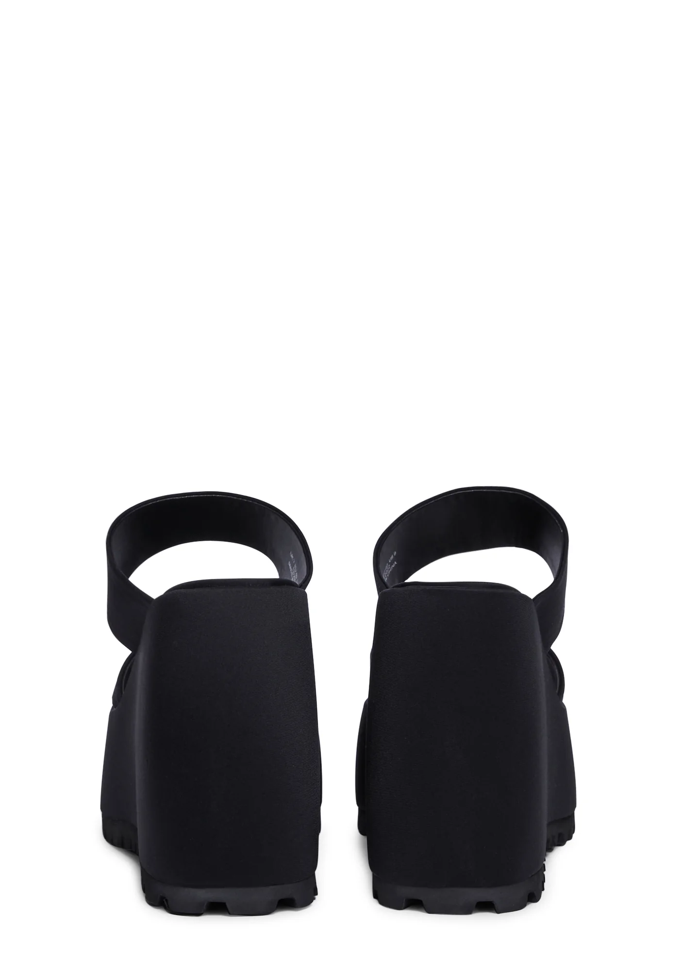 Gabriella Platform Wedge Mules - Image 4