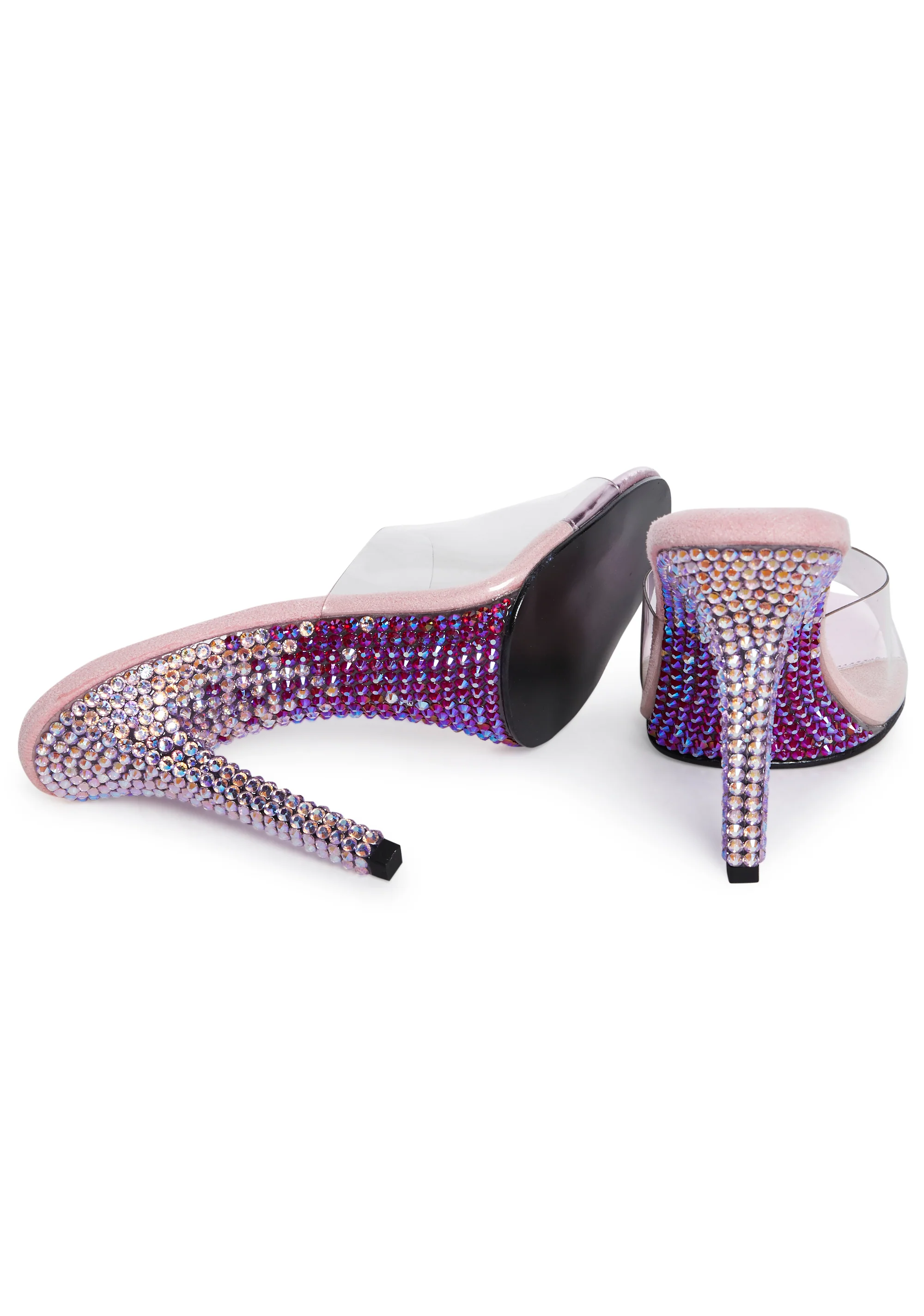 Gala-01 Rhinestone Clear Heels - Image 2