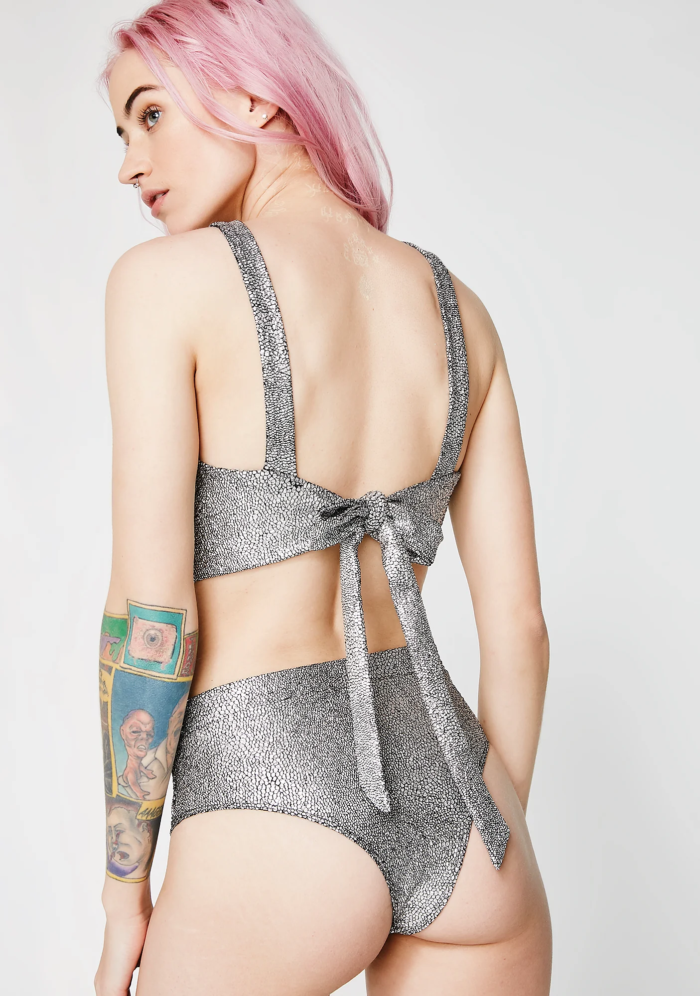 Galactic Empress Metallic Bodysuit - Image 3