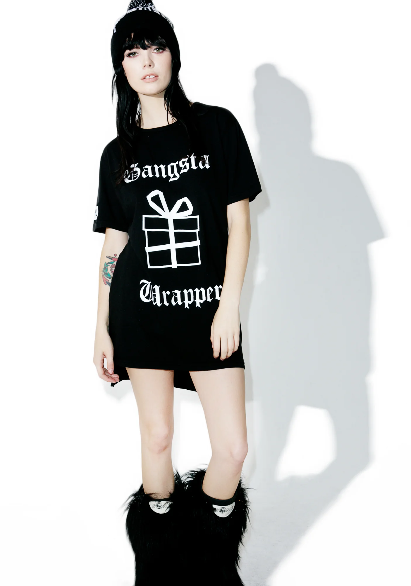 Gangsta Wrapper Hi Lo Tee - Image 2