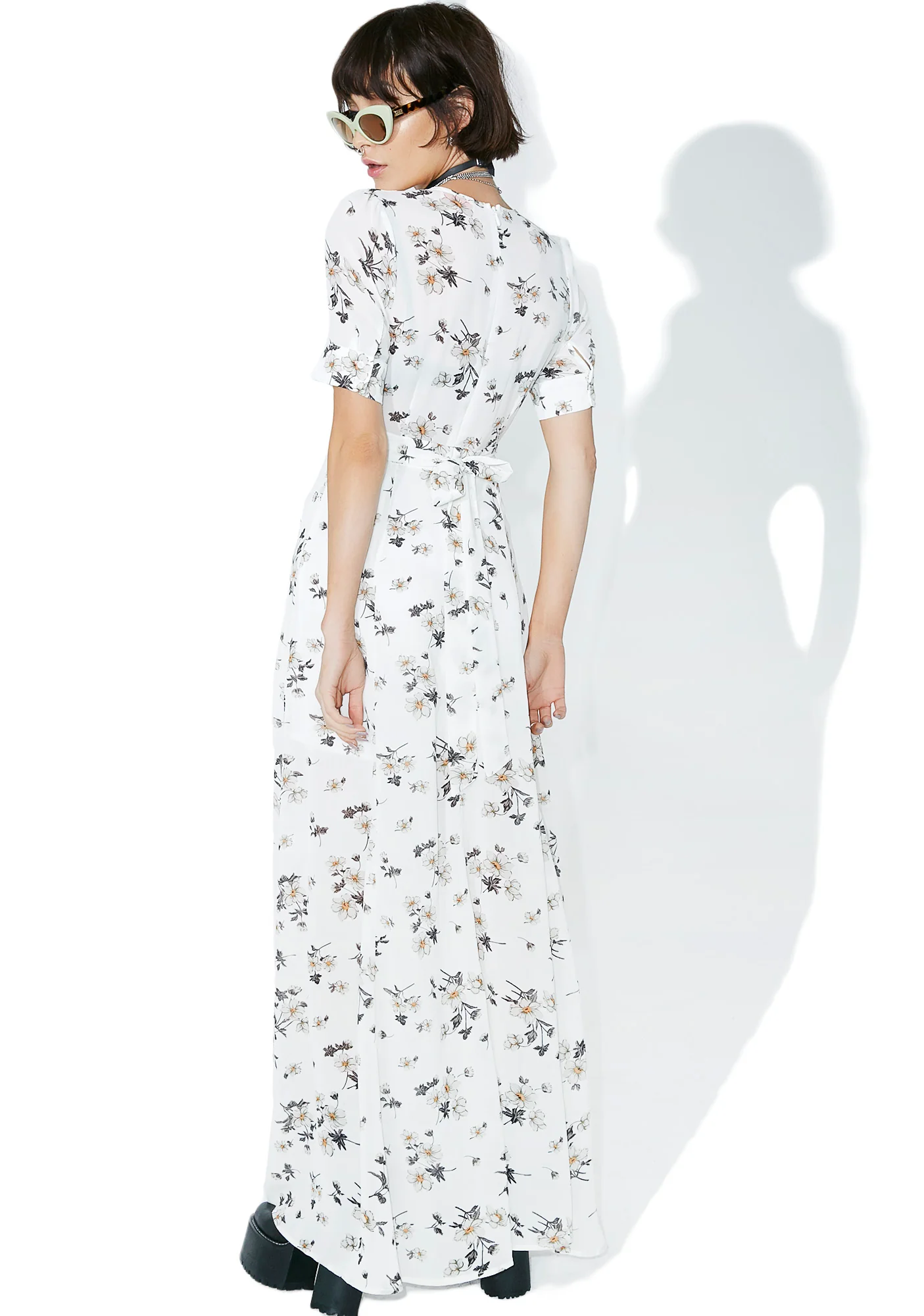 Garden Gal Floral Maxi Dress - Image 4