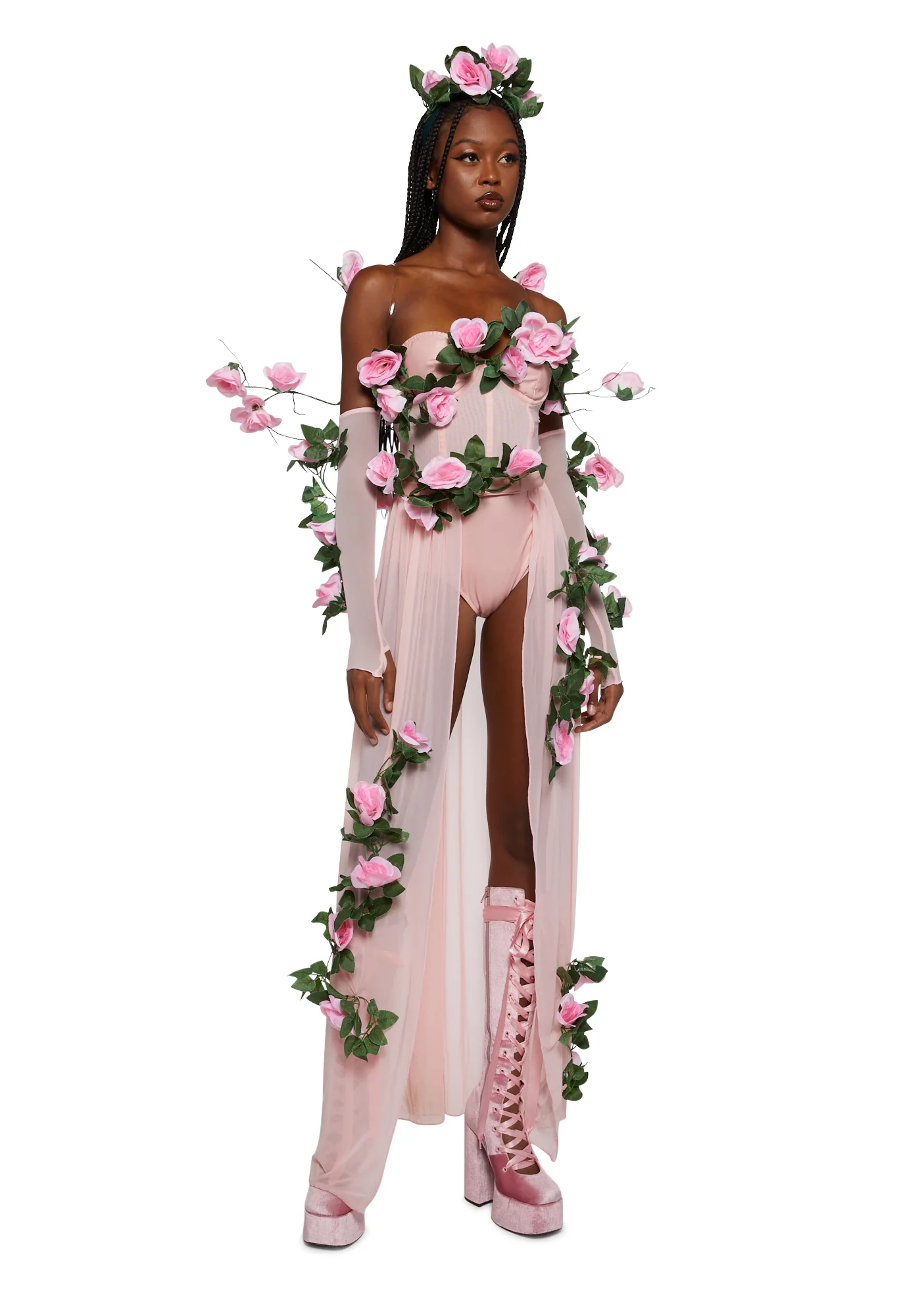 Garden Goddess Rose Nymph Wings - Image 3
