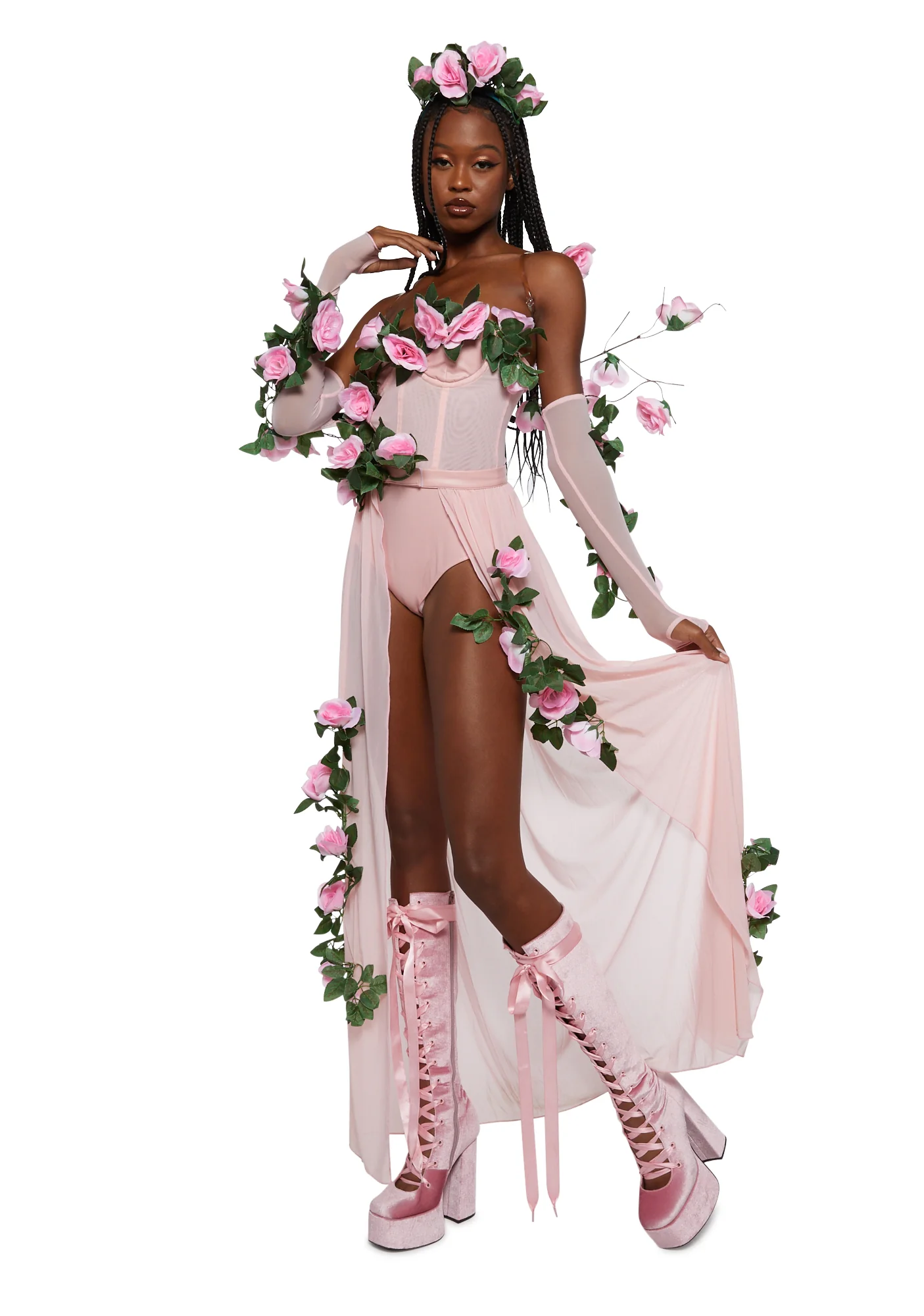 Garden Goddess Rose Nymph Wings - Image 5