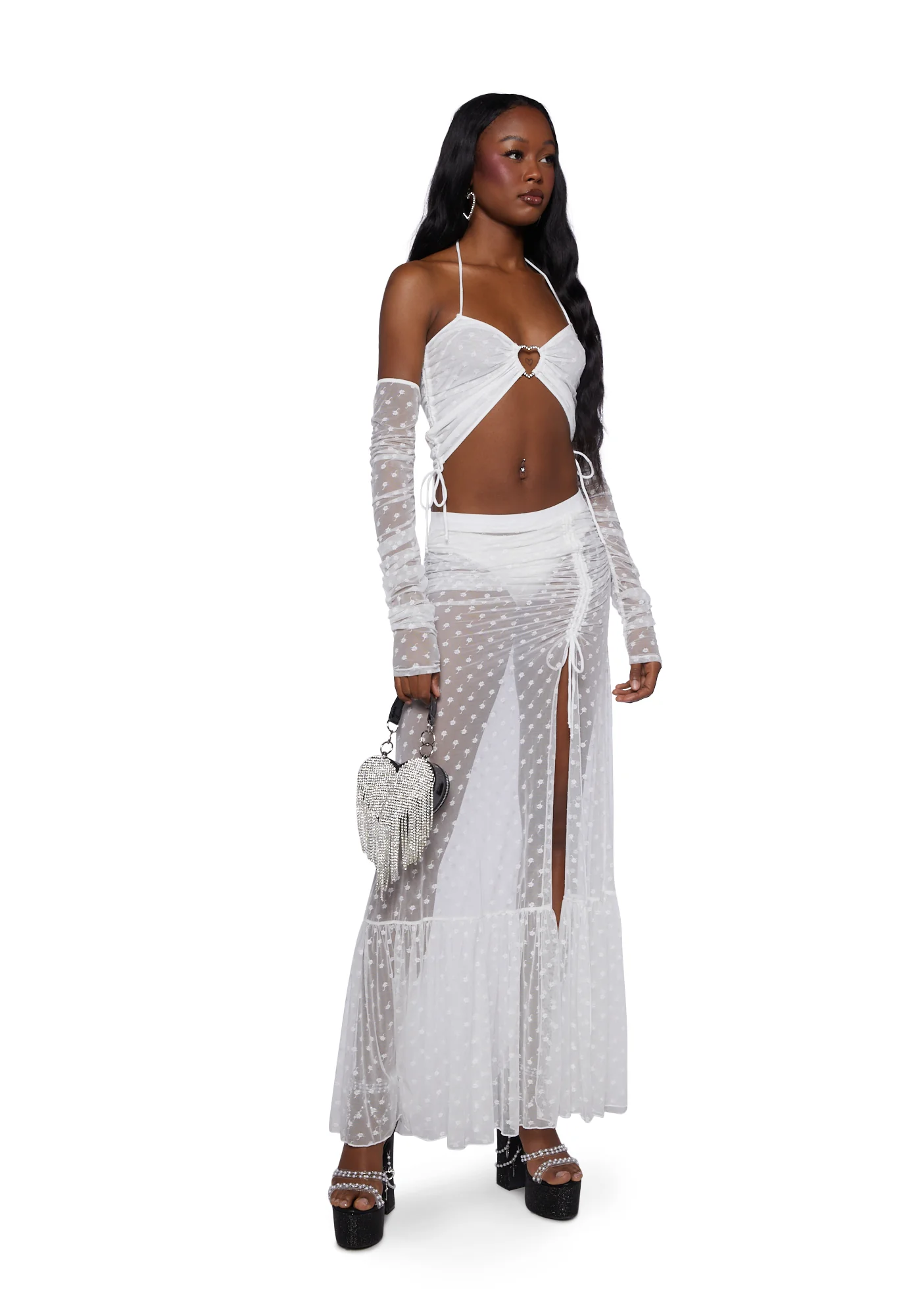Garden Symphony Maxi Skirt - Image 2