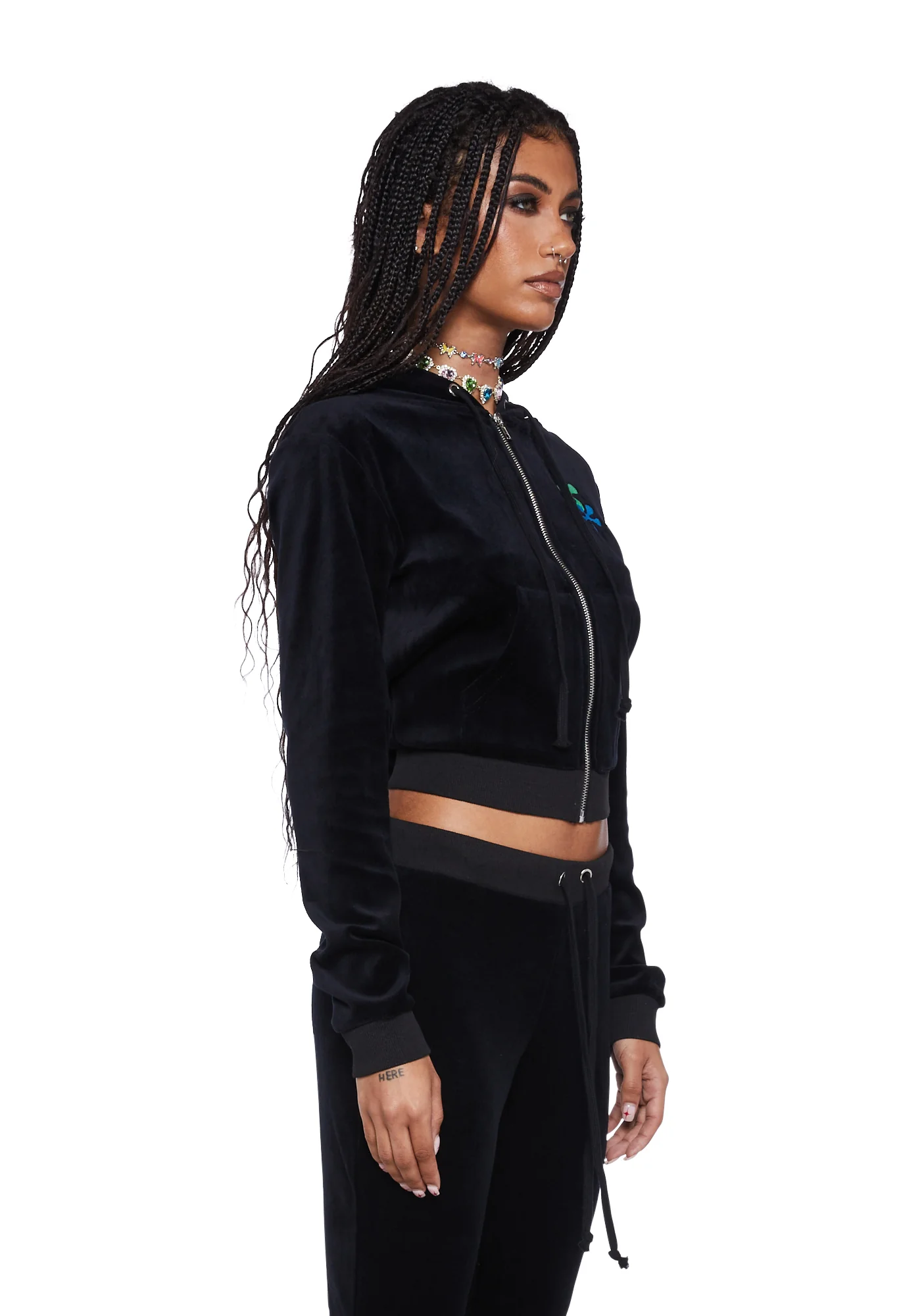 Best Pet Ever Velour Hoodie - Image 3