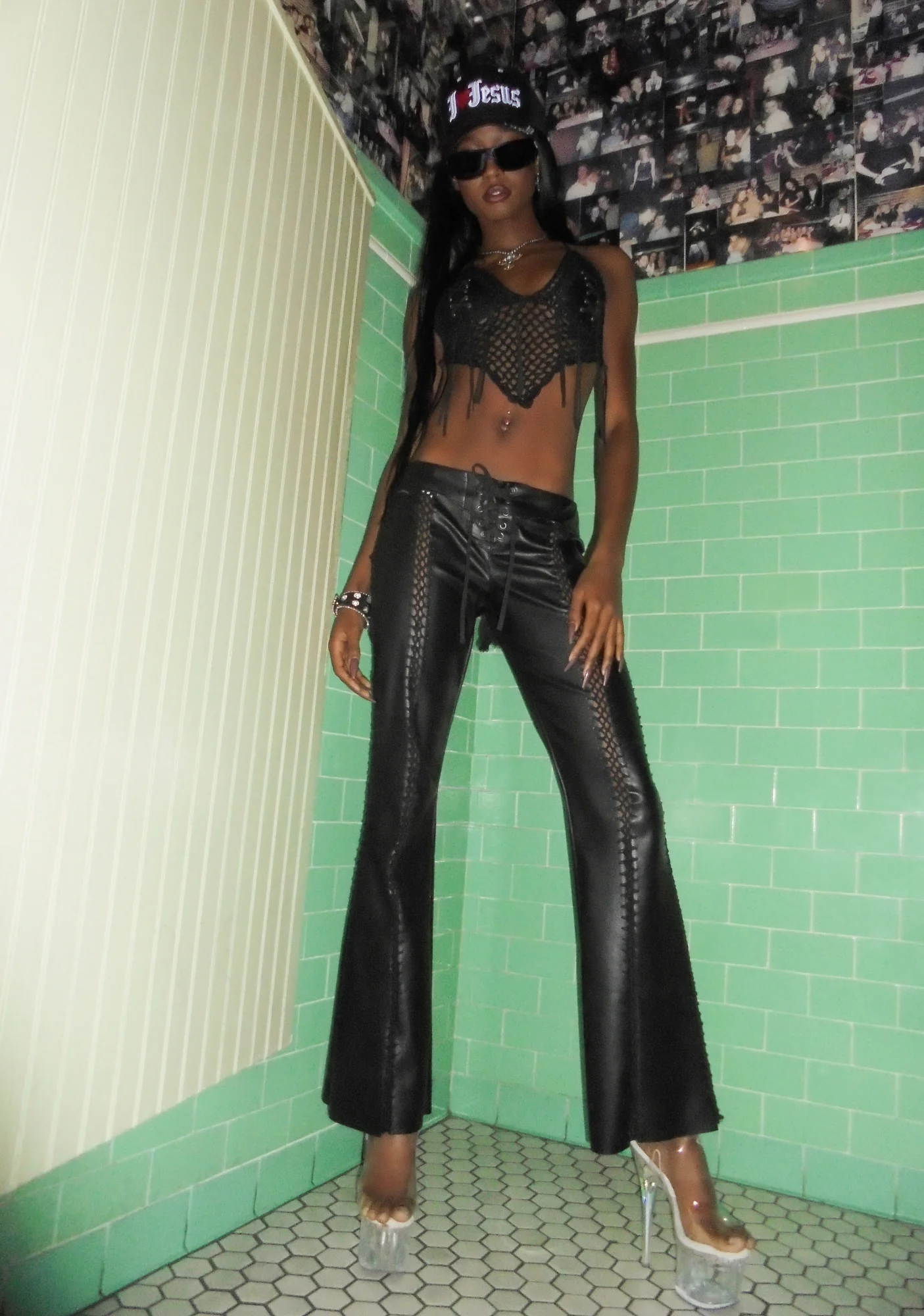 Gena Lace-Up Flares - Image 2