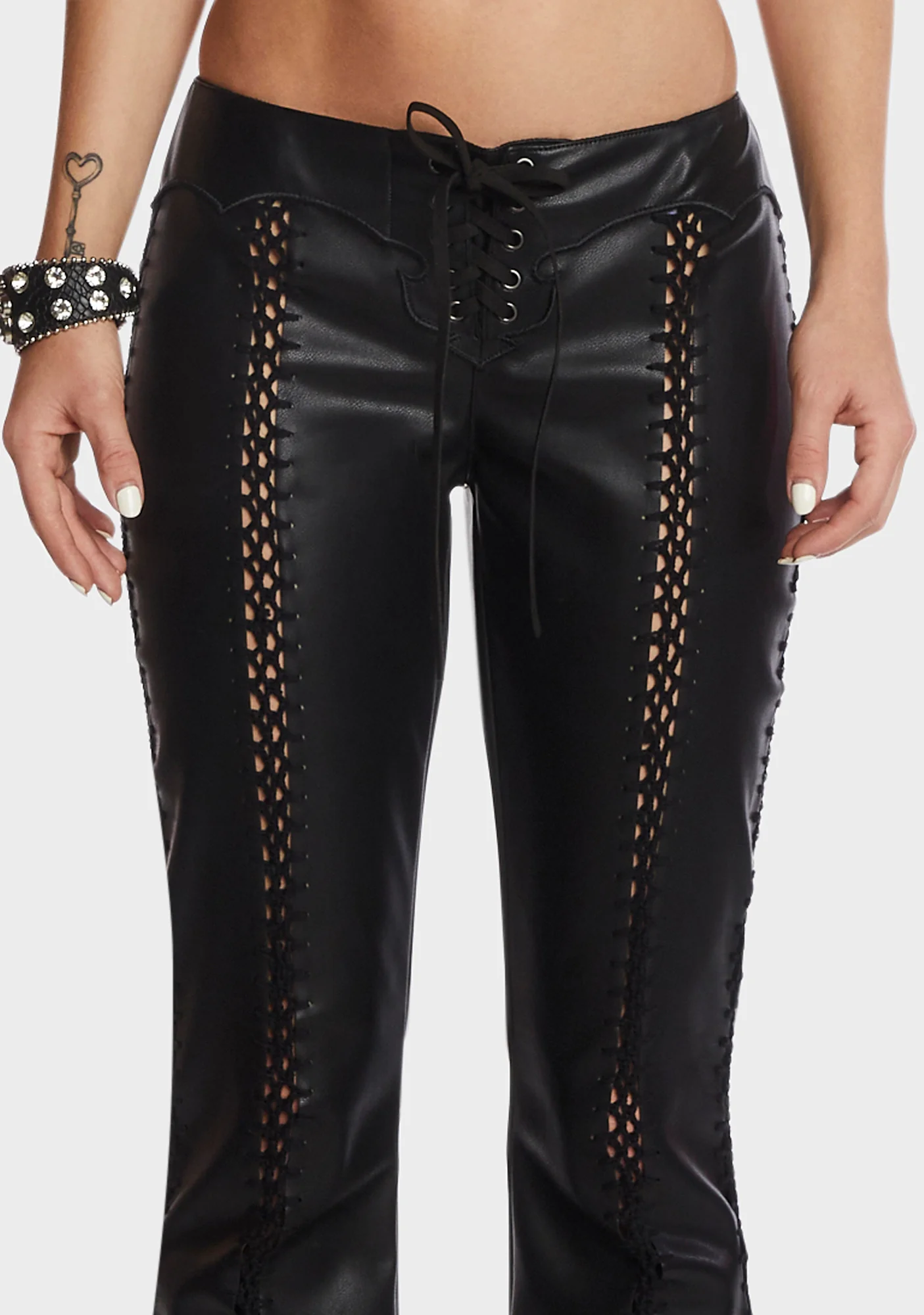 Gena Lace-Up Flares - Image 4