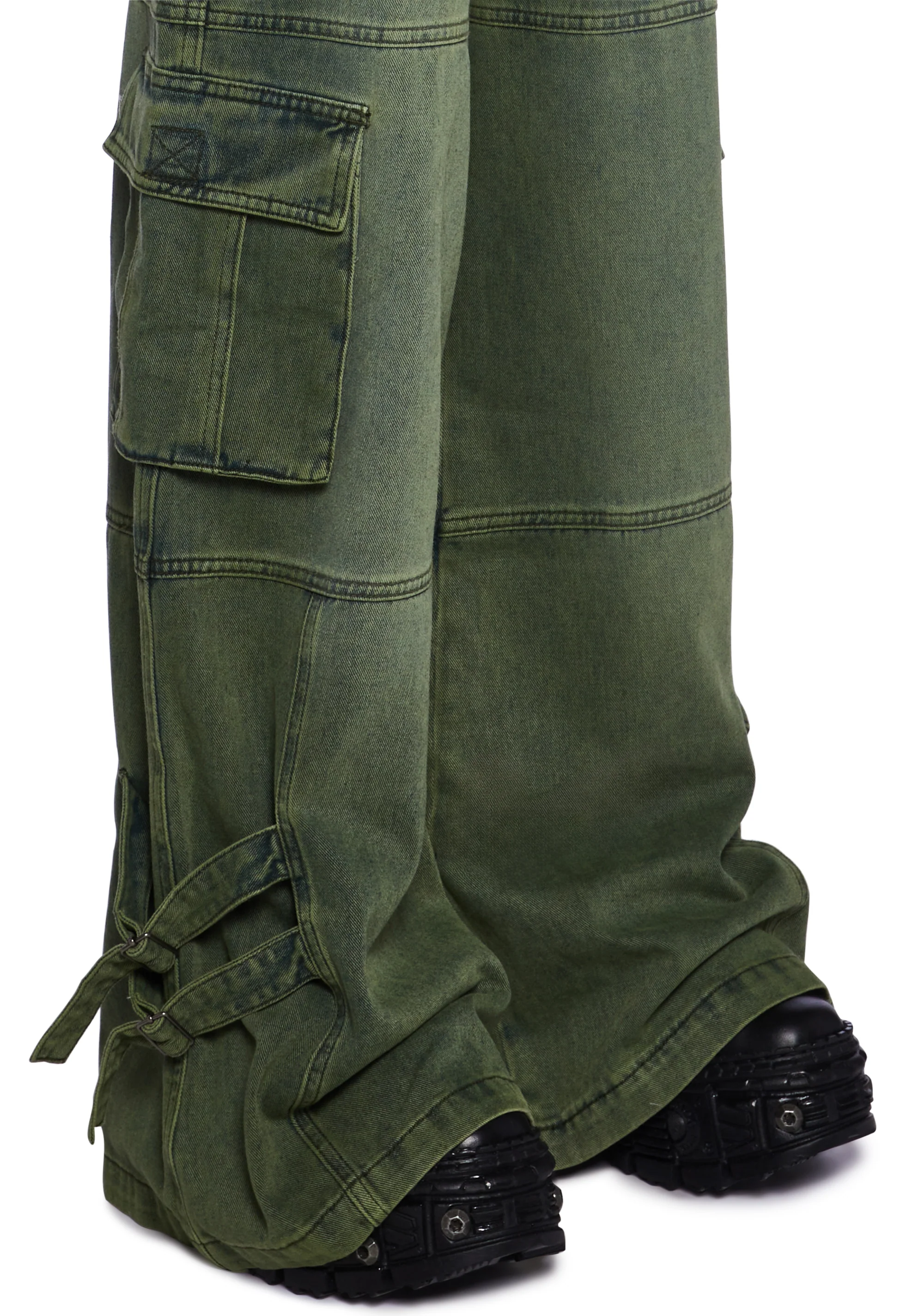 Get A Life Wide Leg Cargo Pants - Image 5