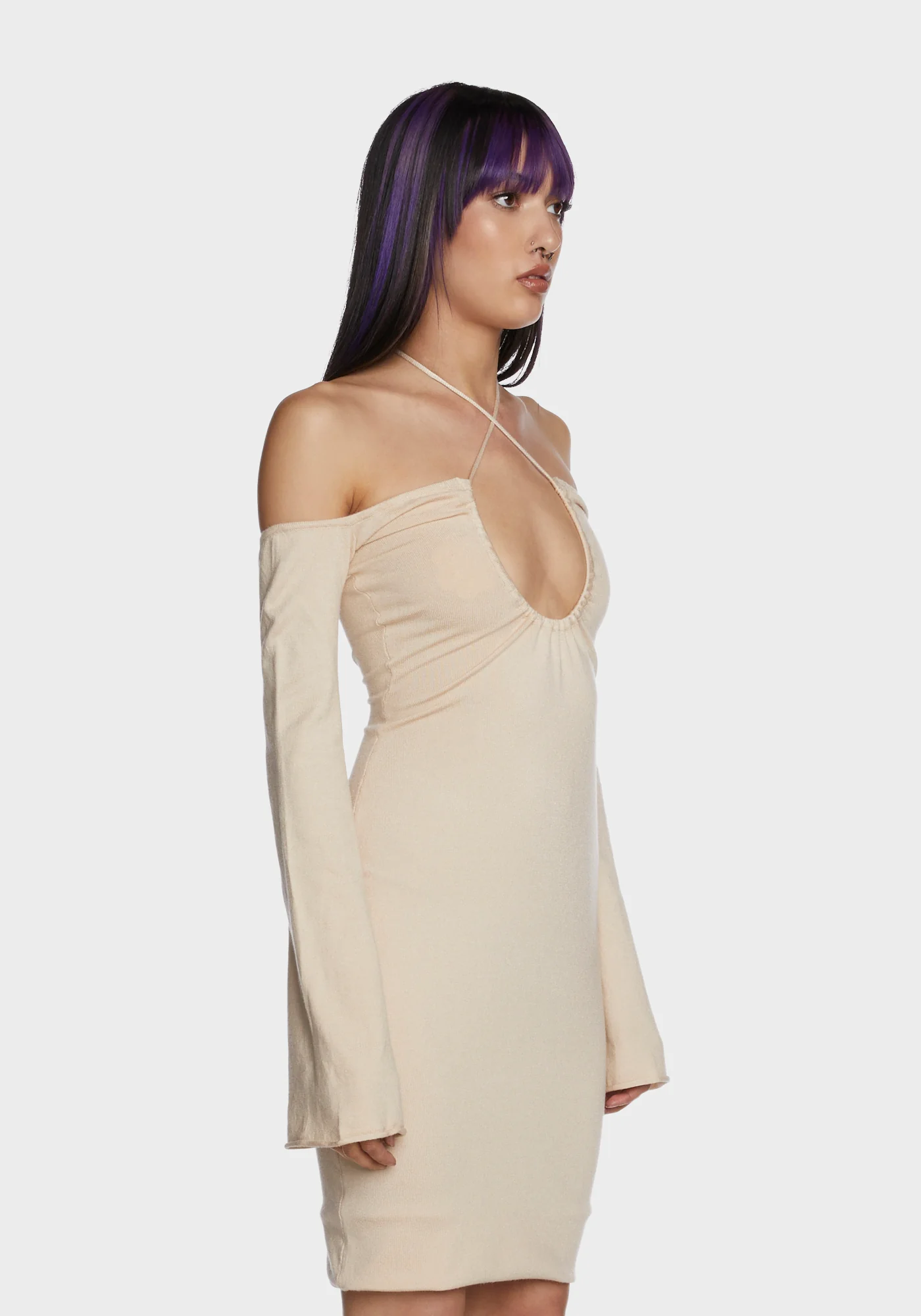 Get Played Mini Dress - Light Brown - Image 3
