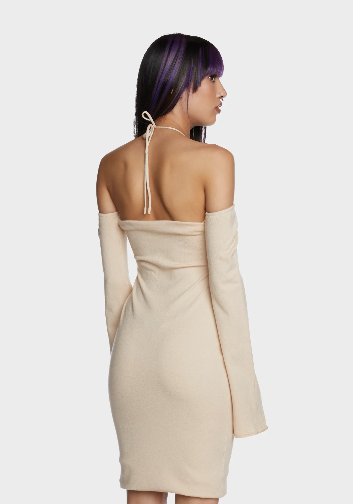 Get Played Mini Dress - Light Brown - Image 4
