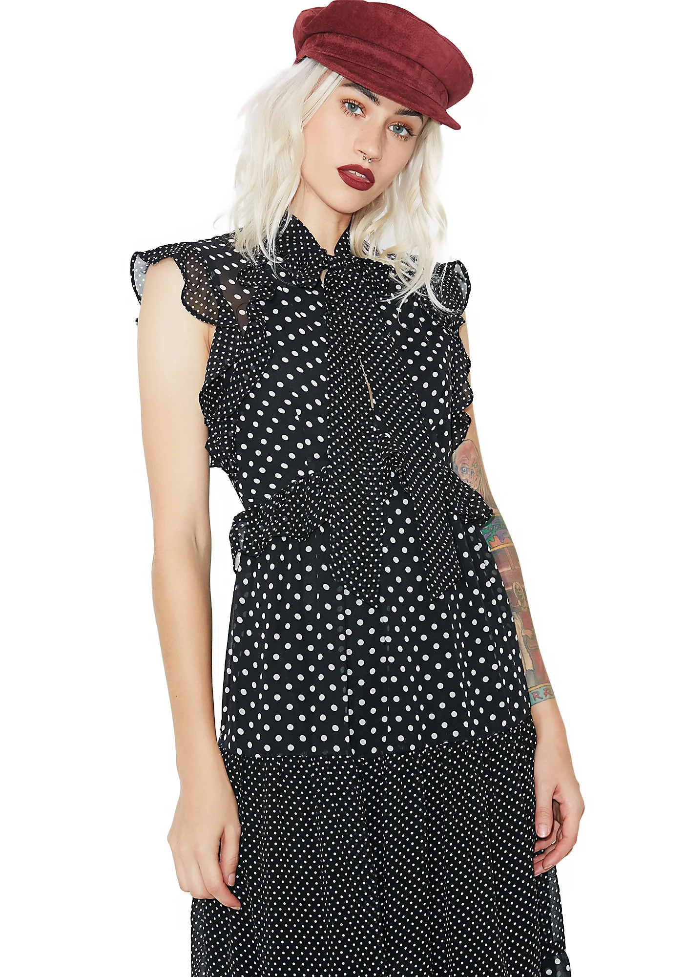 Gettin' Good Polka Dot Dress - Image 3