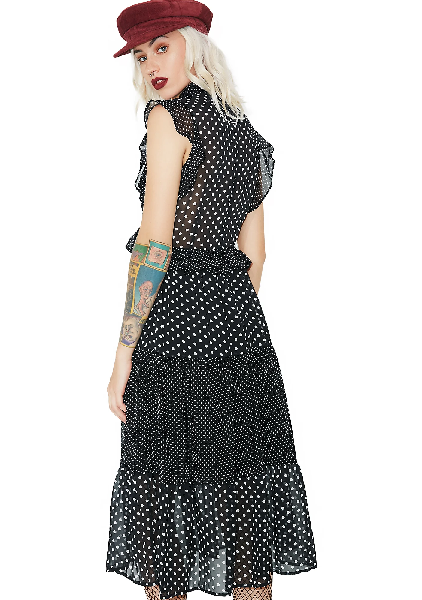 Gettin' Good Polka Dot Dress - Image 4