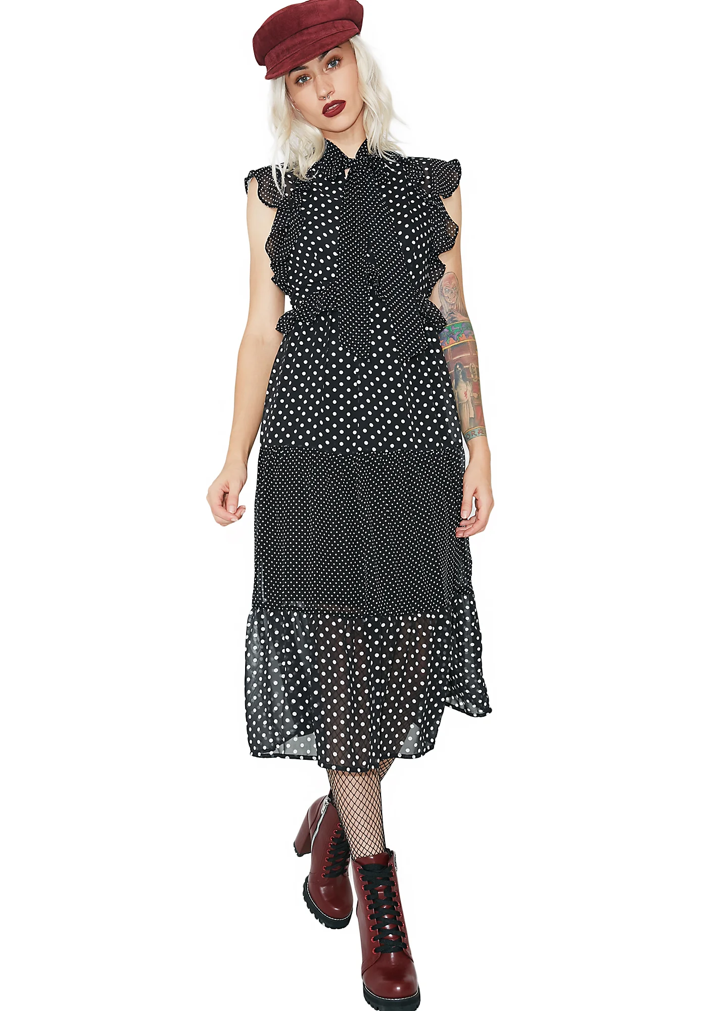 Gettin' Good Polka Dot Dress - Image 5
