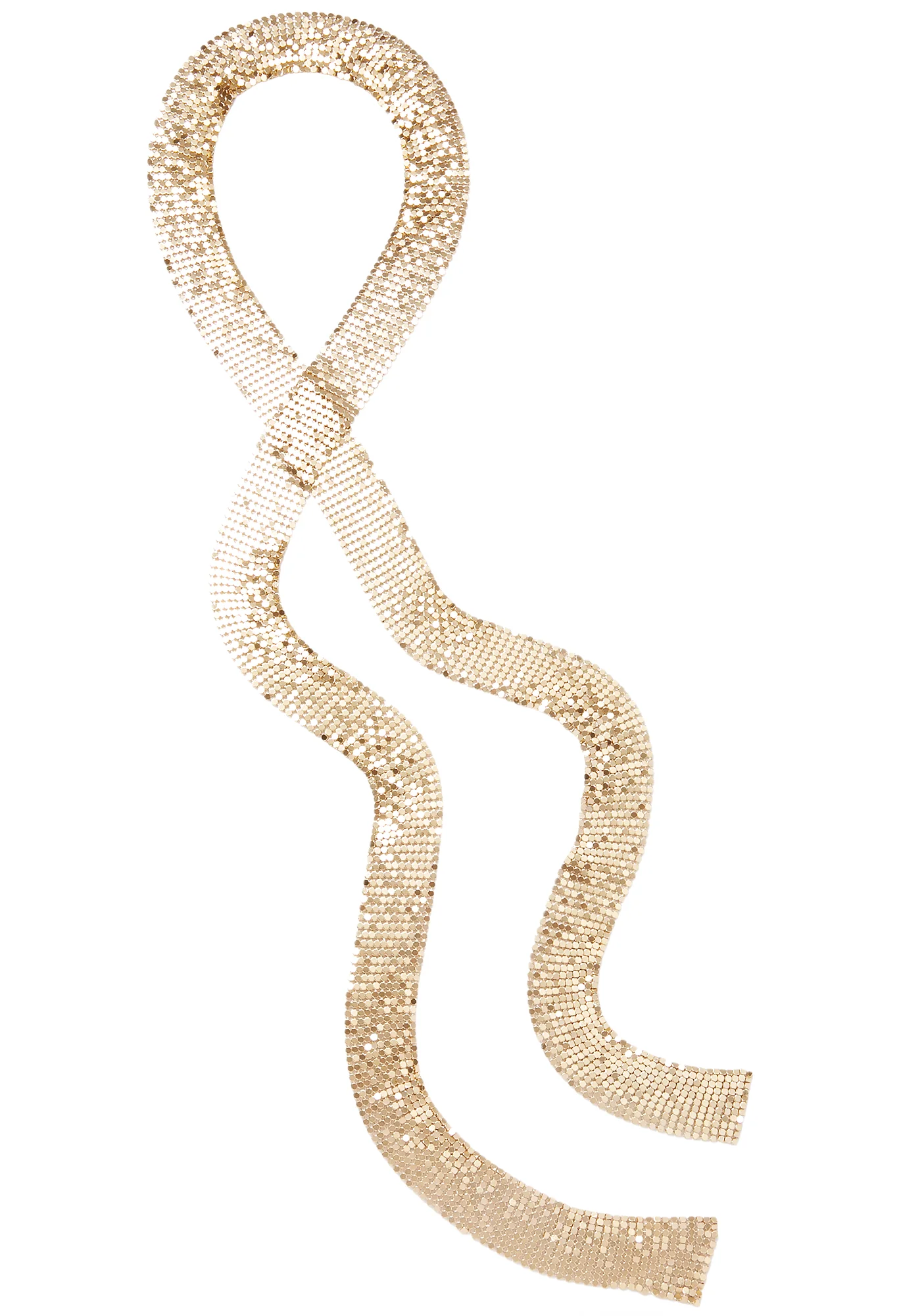 Gilded Glory Chainmail Wrap Necklace - Image 4