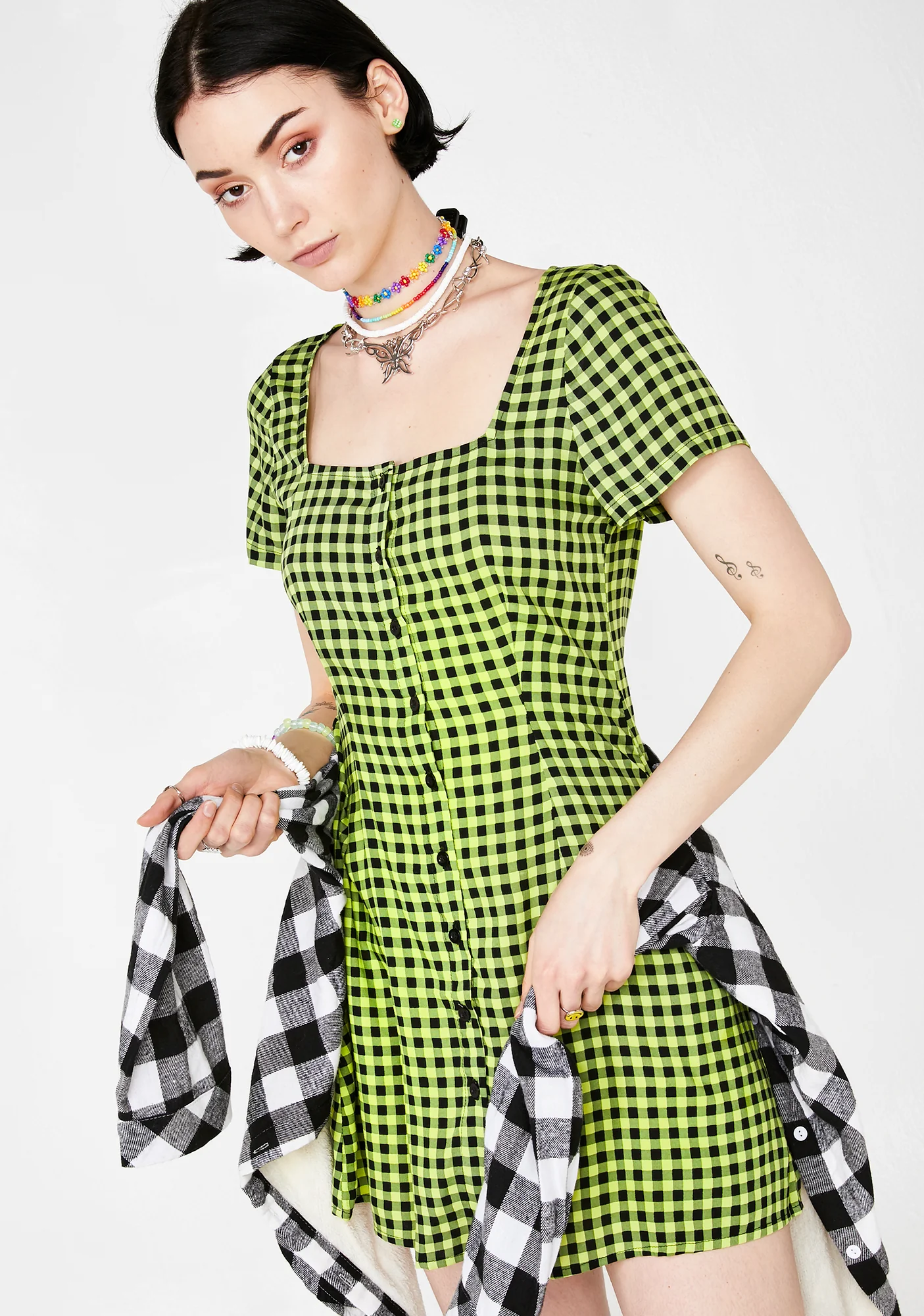 Gingham Zavaca Dress - Image 2