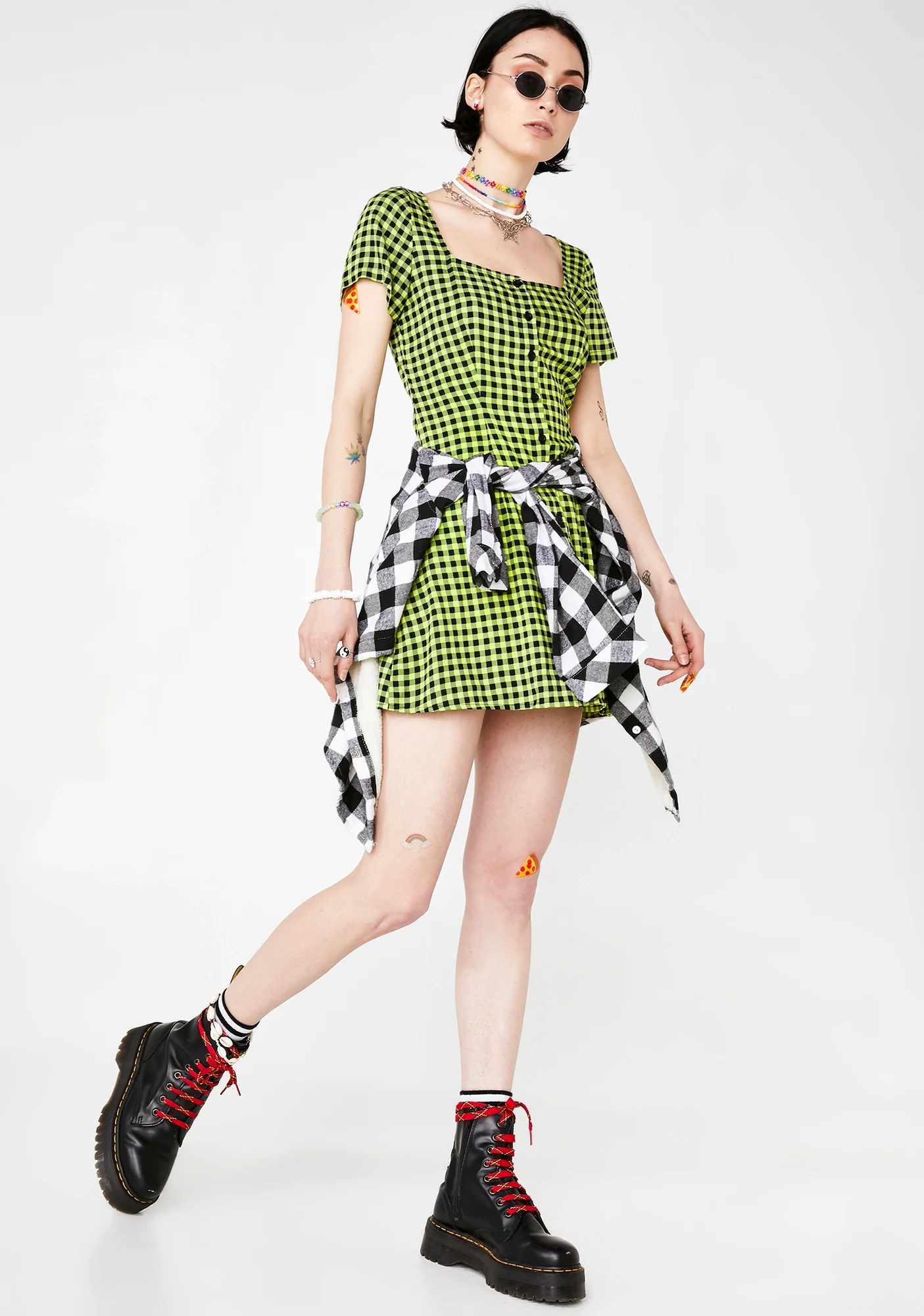 Gingham Zavaca Dress - Image 3