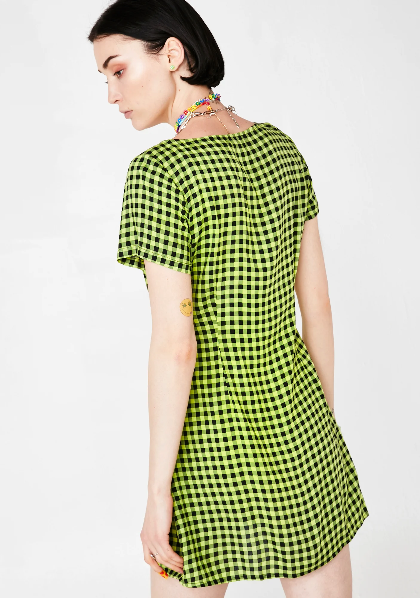Gingham Zavaca Dress - Image 4