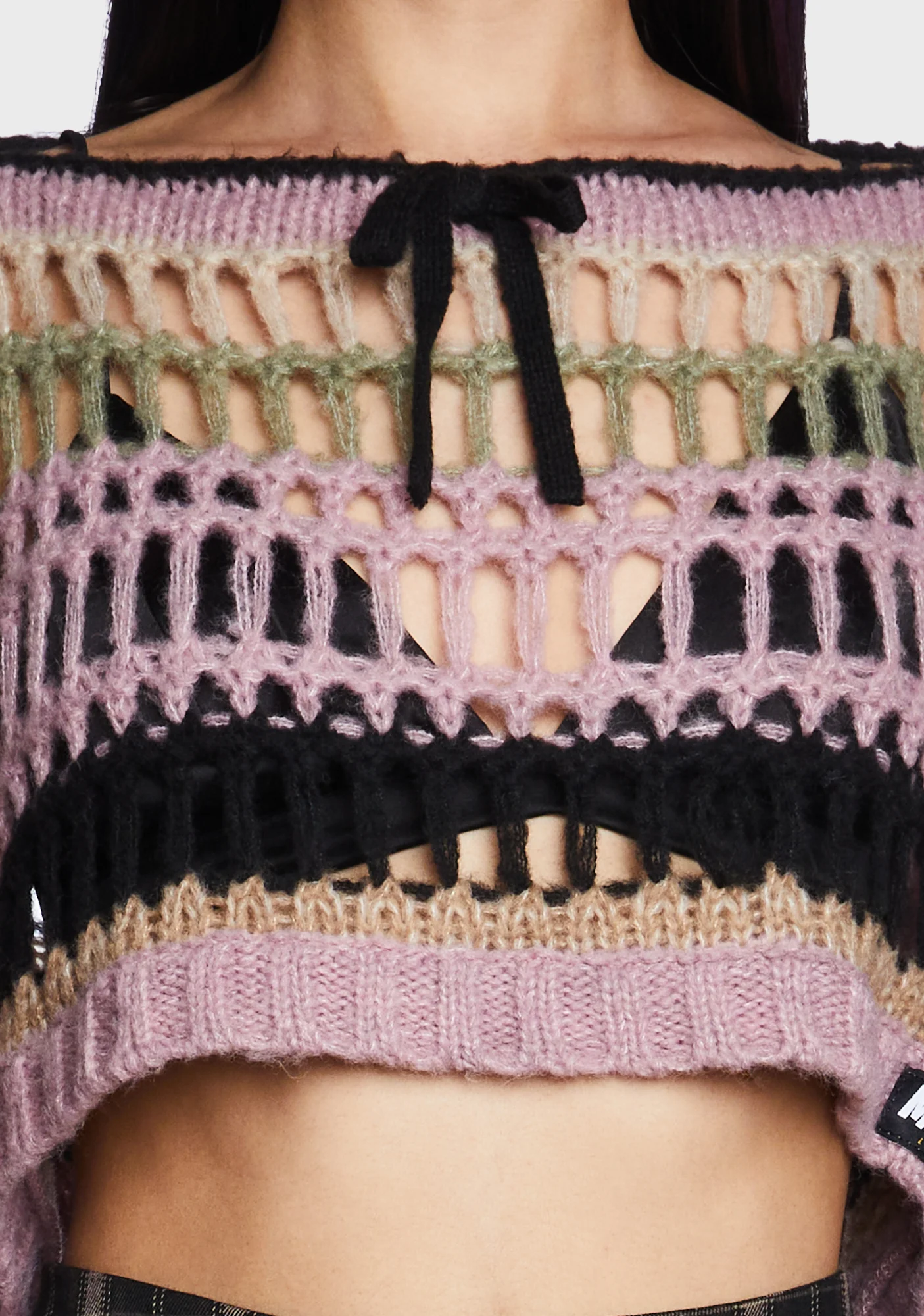 Giselle Knit Cropped Sweater - Image 5