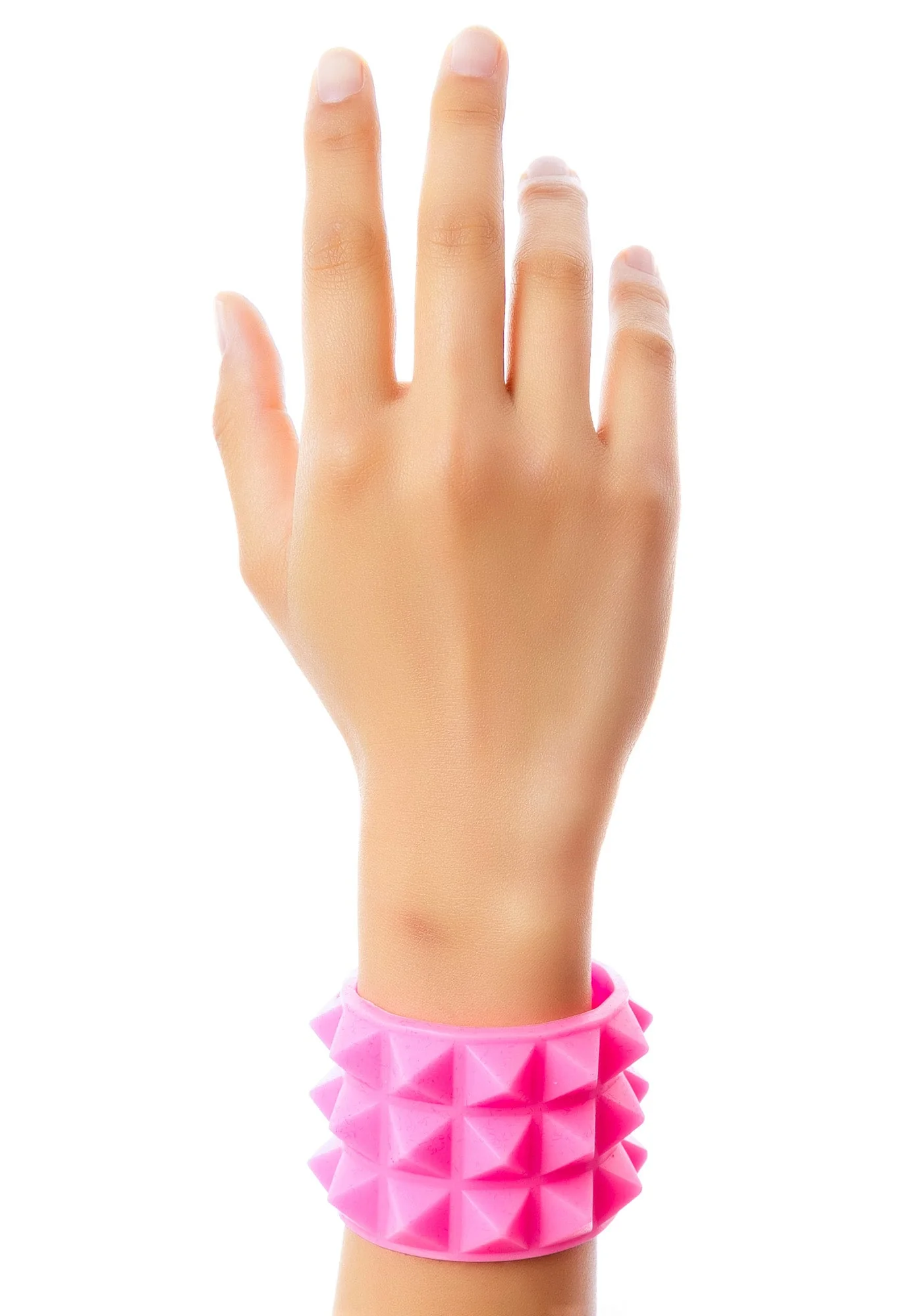 Giza Triple Pyramid Rubber Bracelet - Gold - Image 4