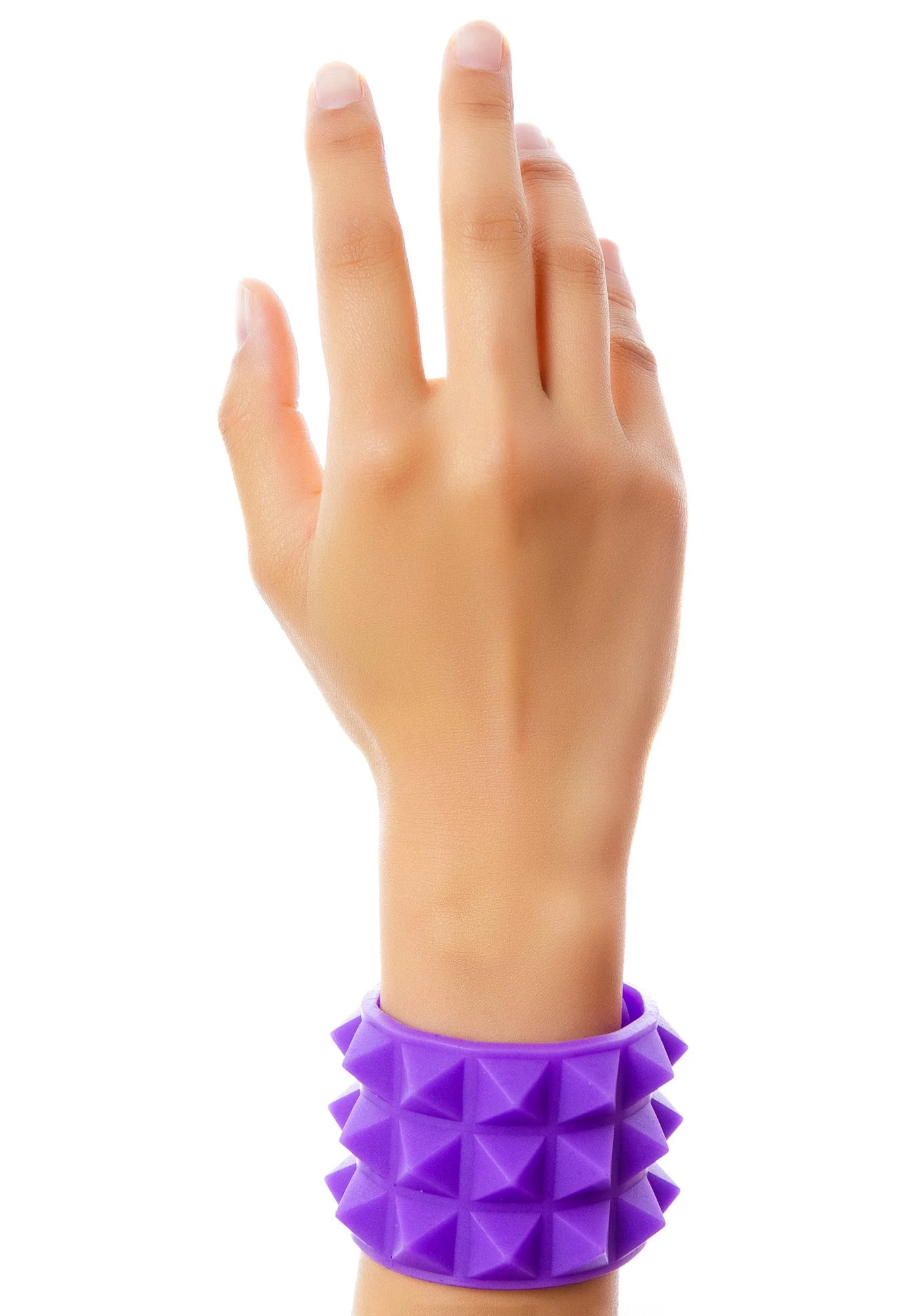 Giza Triple Pyramid Rubber Bracelet - Gold - Image 6