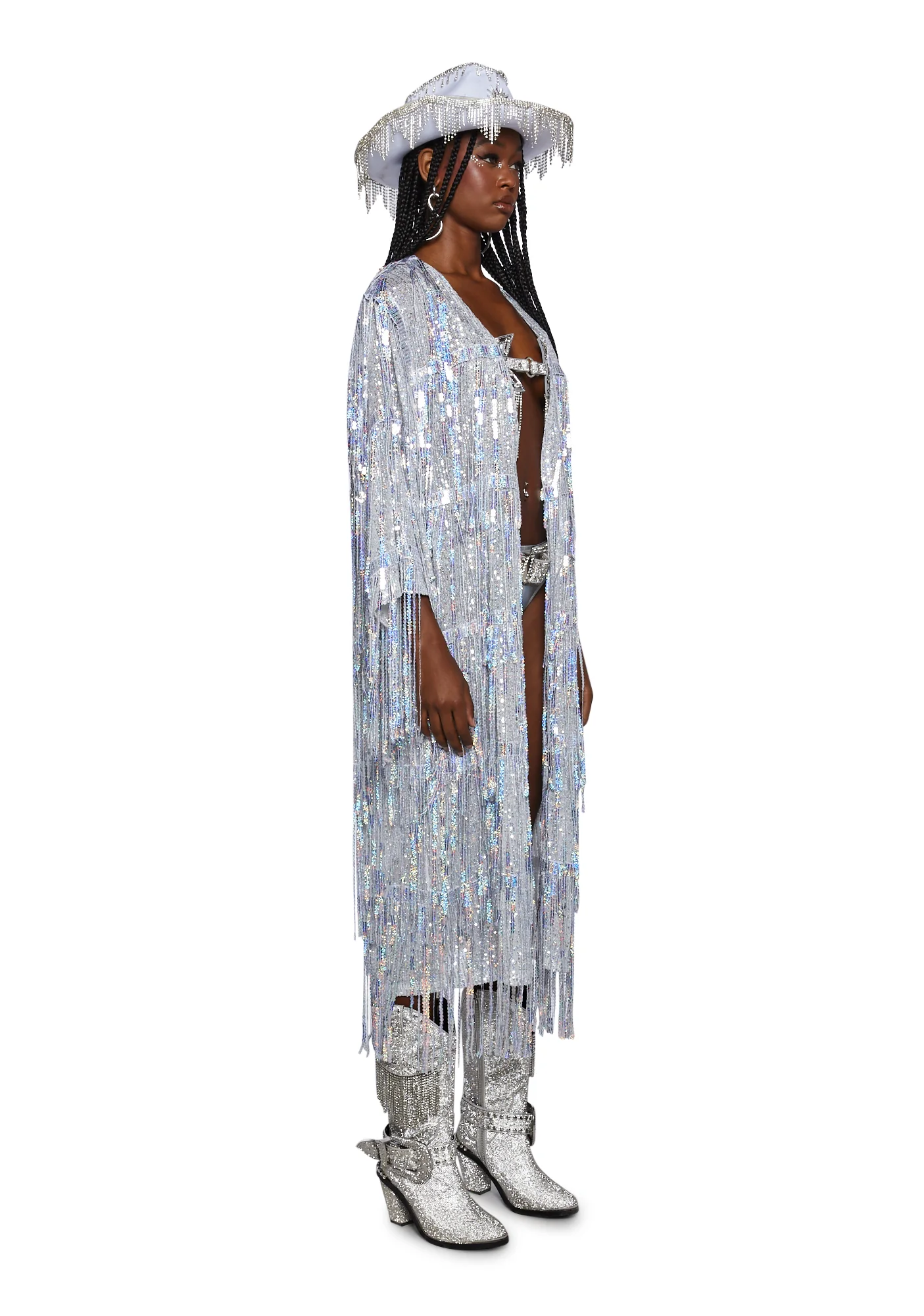 Glam All Night Sequin Duster - Image 3