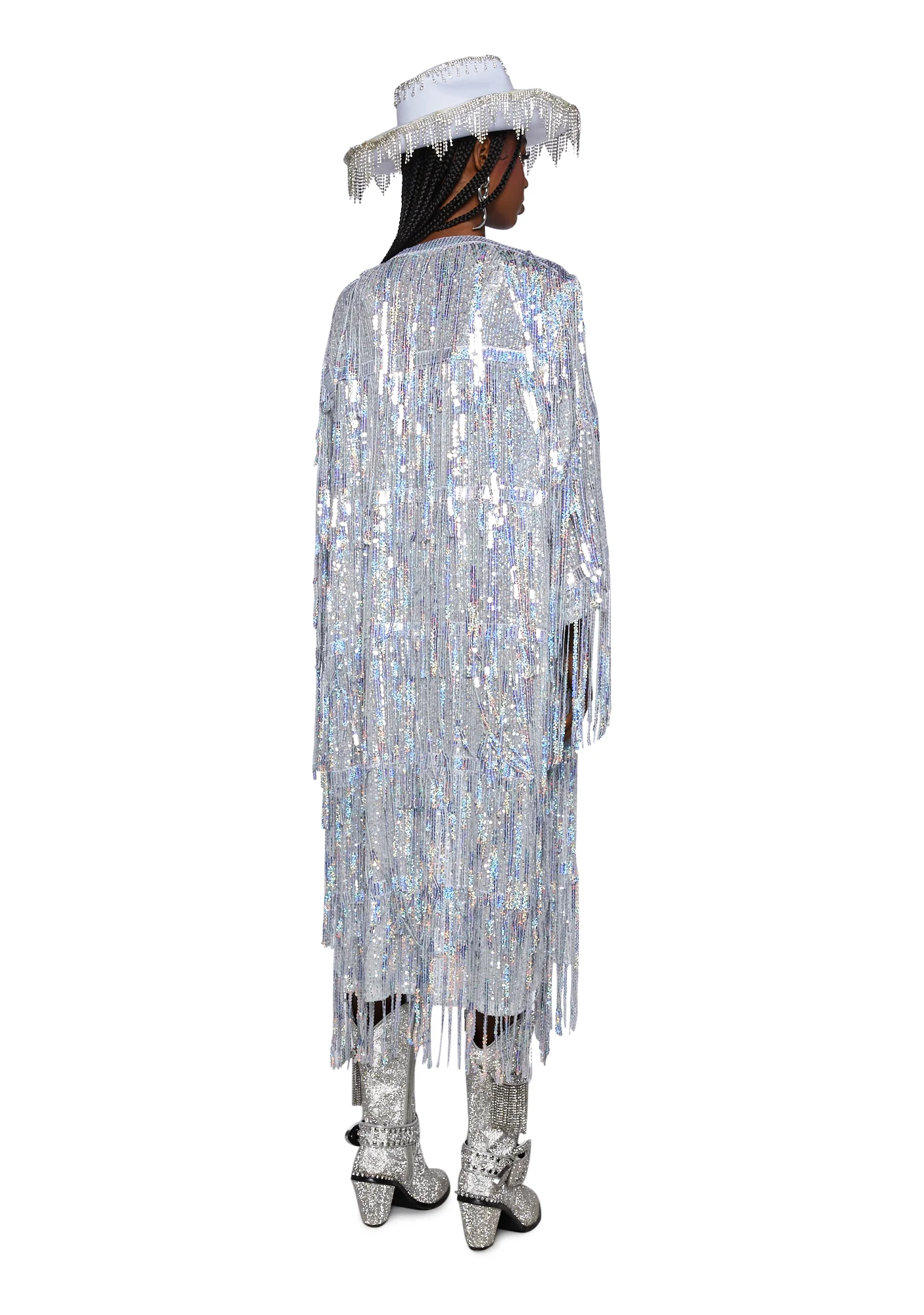 Glam All Night Sequin Duster - Image 4