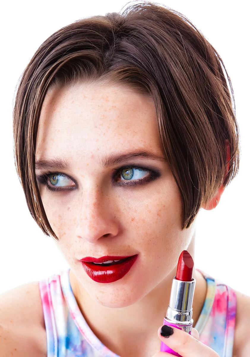 Glamour 101 Opaque Lipstick - Dark Pink - Image 2