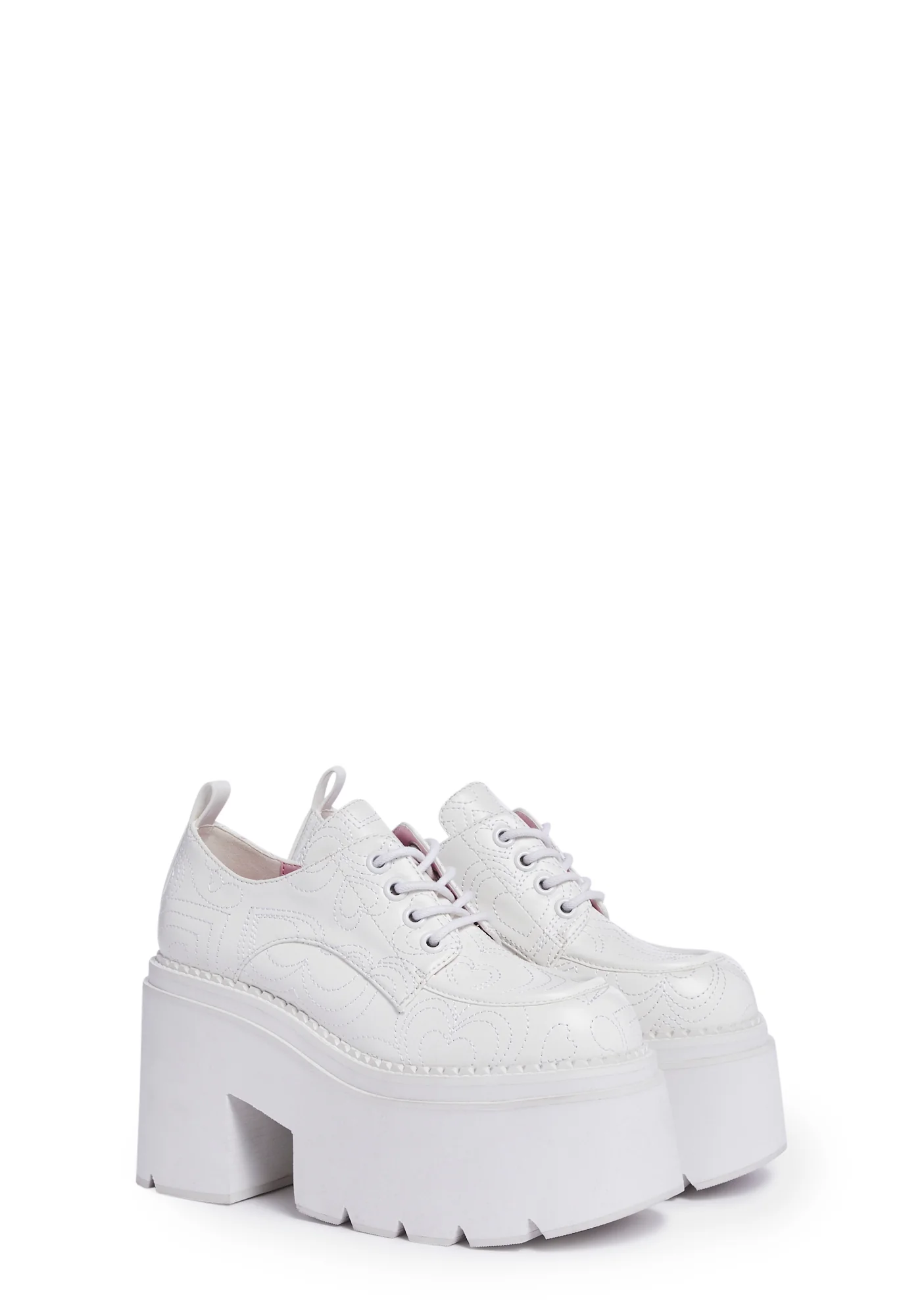 Glamour Circle Platform Oxfords - Image 3