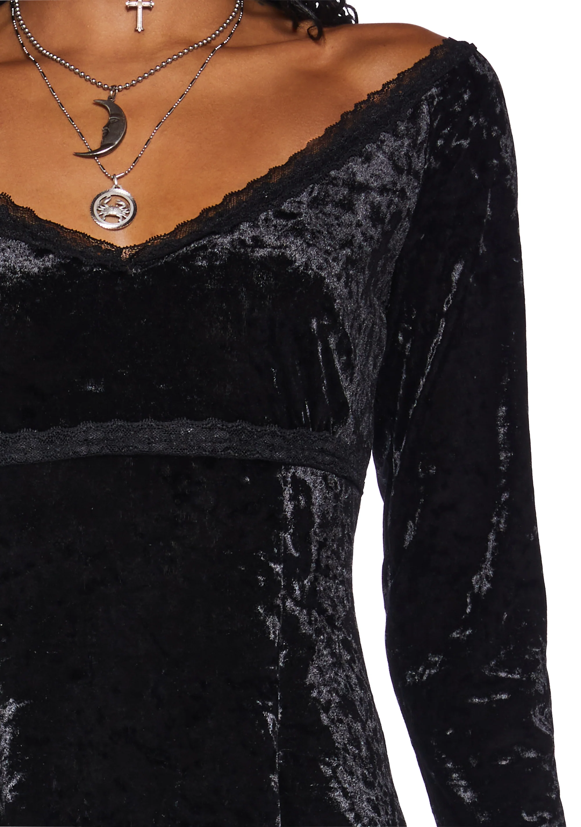Glamour Sparks Velvet Dress - Image 5