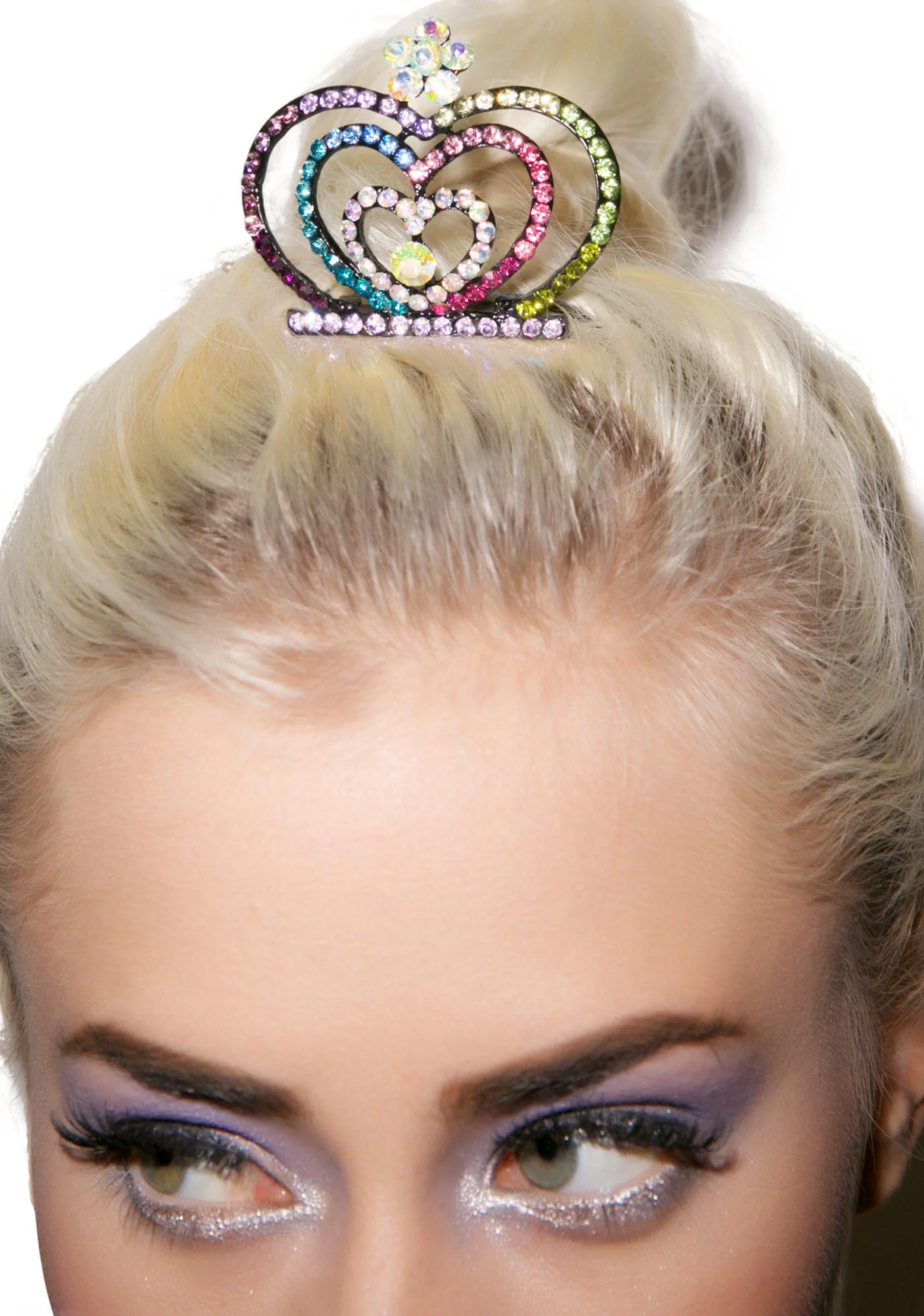 Glistining Hearts Tiara - Rainbow - Image 15