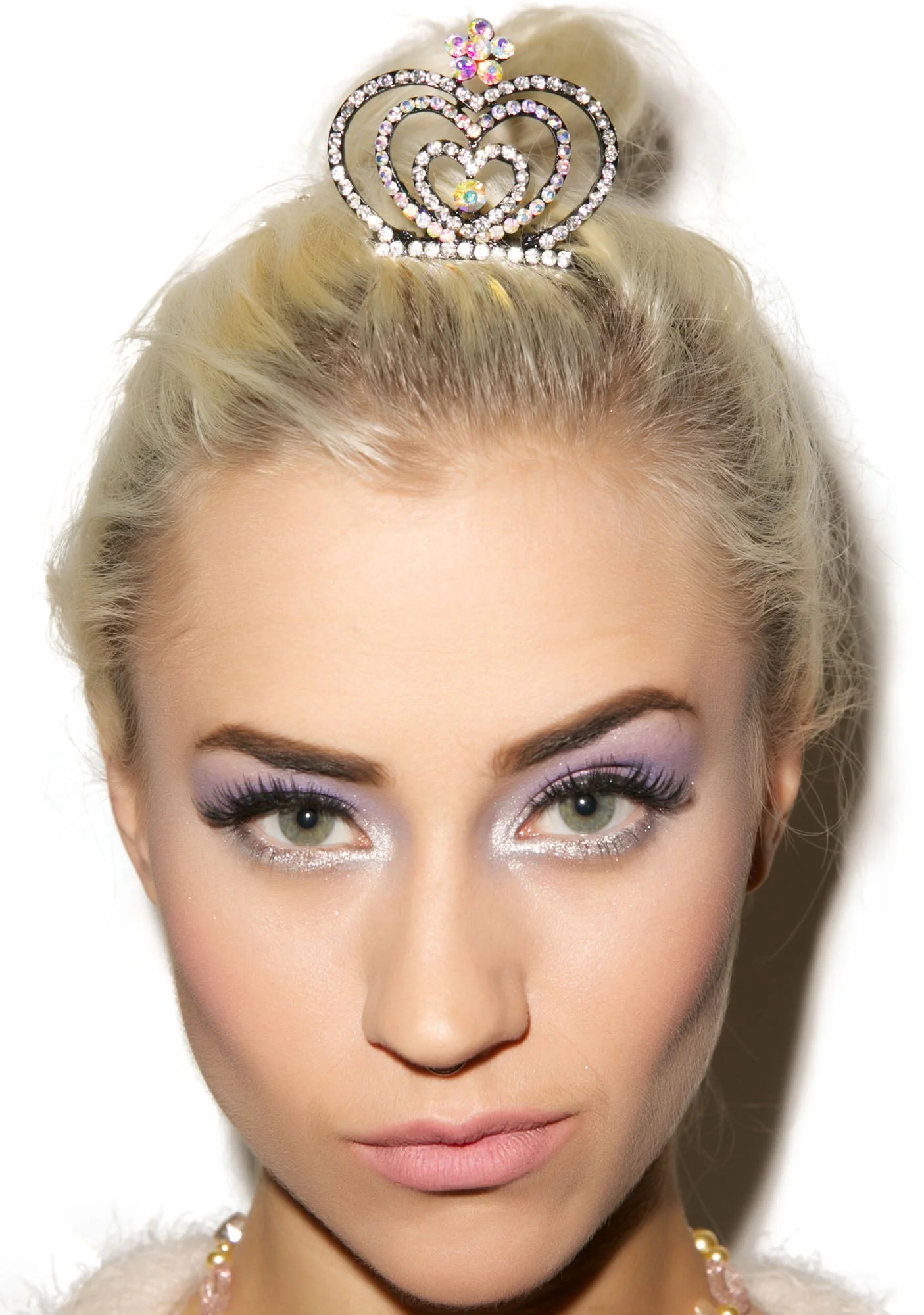 Glistining Hearts Tiara - Rainbow - Image 4