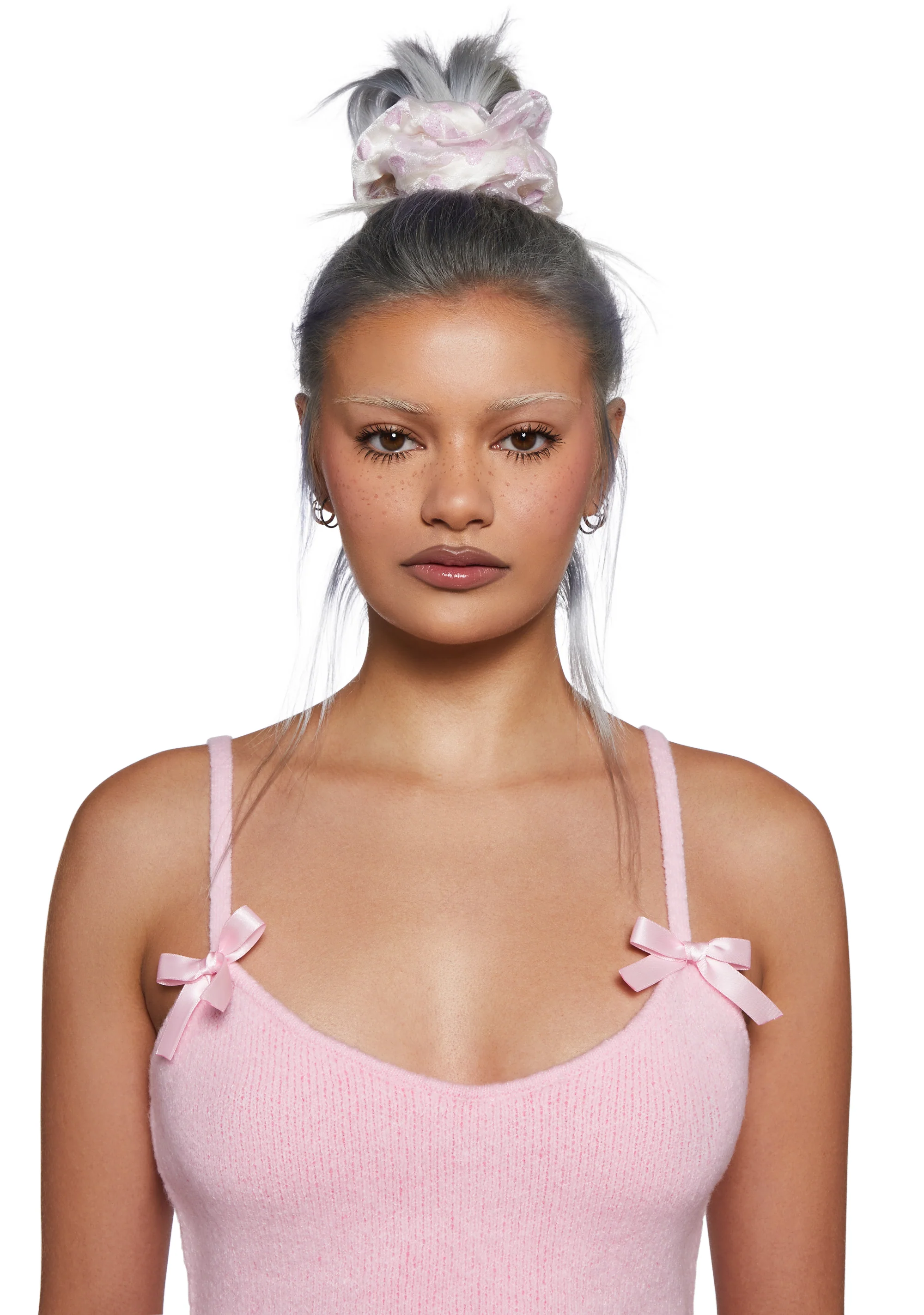 Glitter Heart Scrunchie Set - Image 6