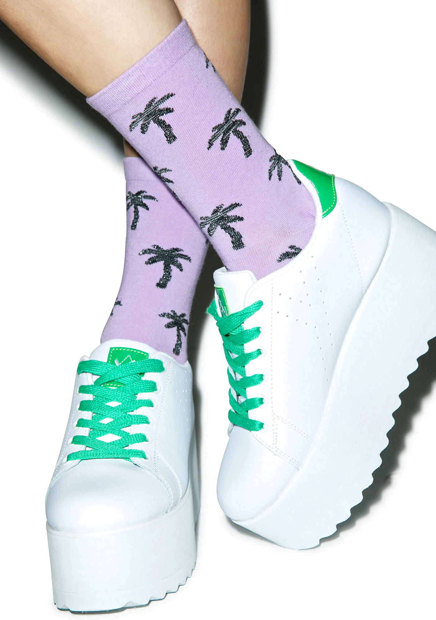 Glitter Palms Socks - Image 4
