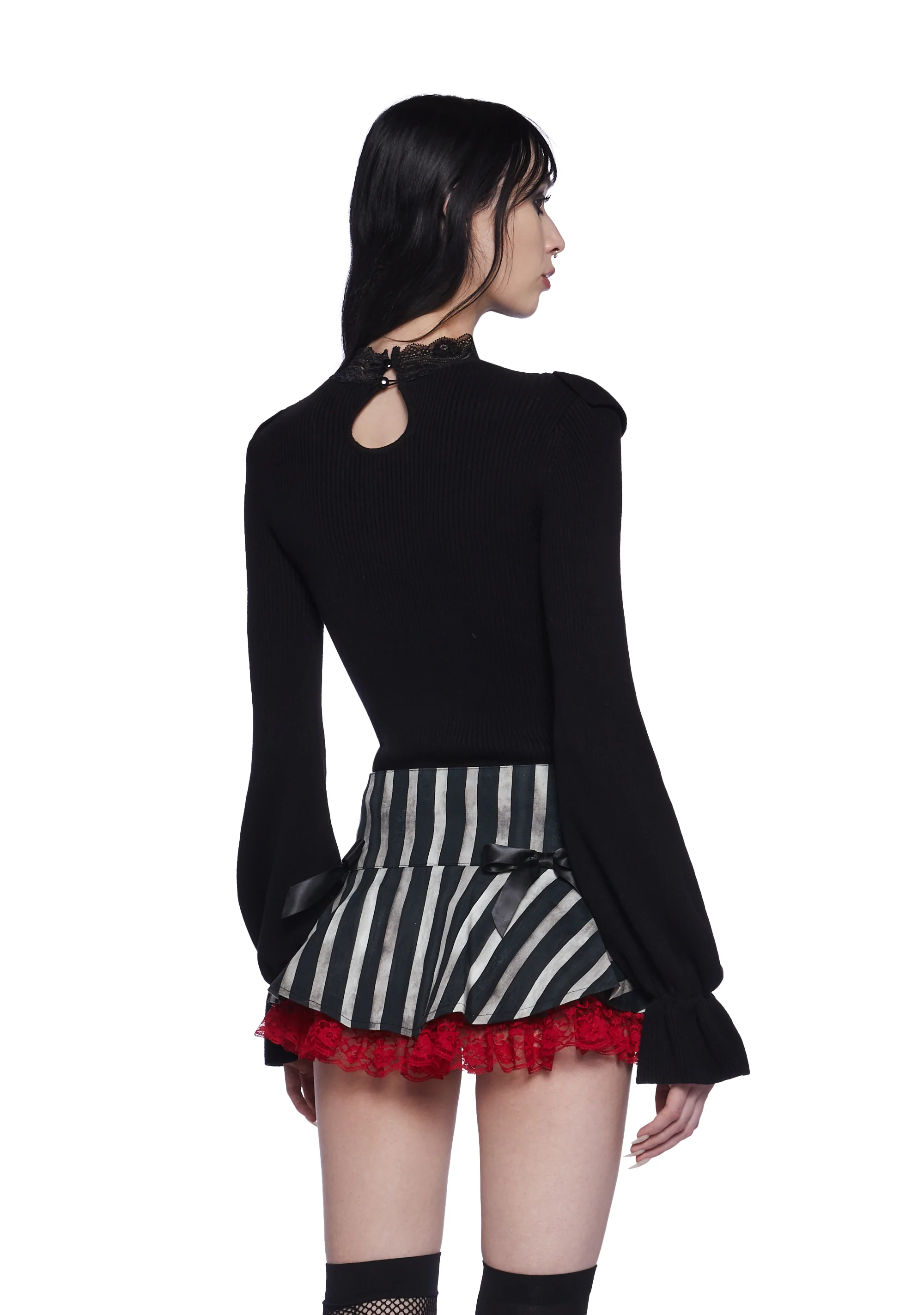 Gloom Grin Long Sleeve Top - Image 4