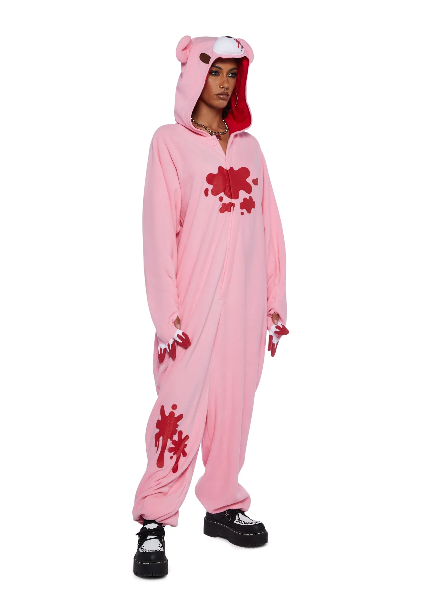 Gloomy Bear Kigurumi Onesie - Pink - Image 5