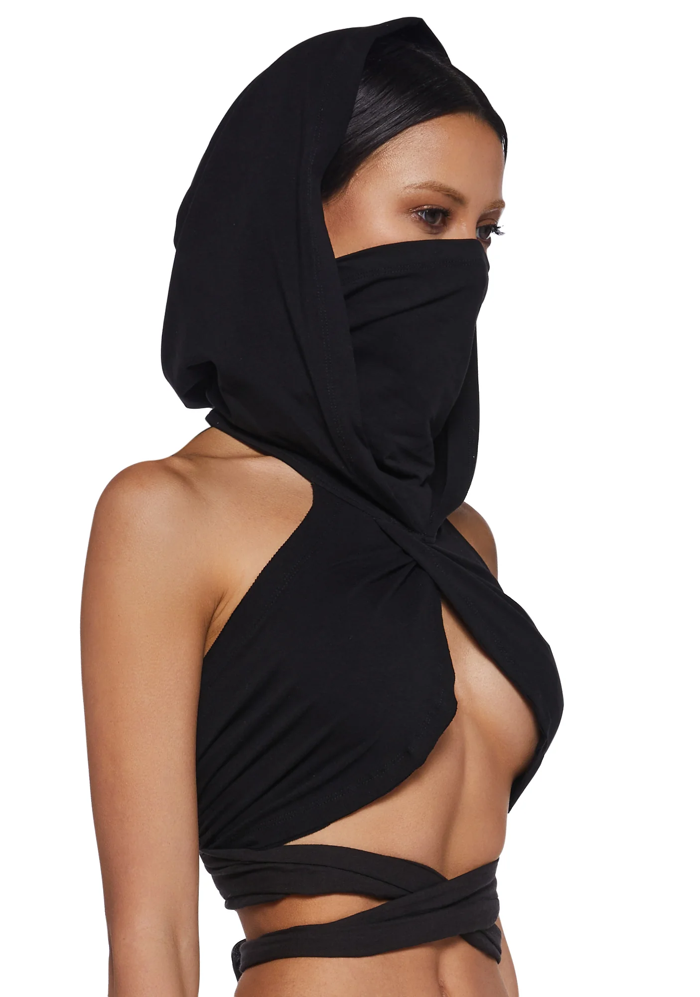 Frequency Wrap Scarf Top - Image 5
