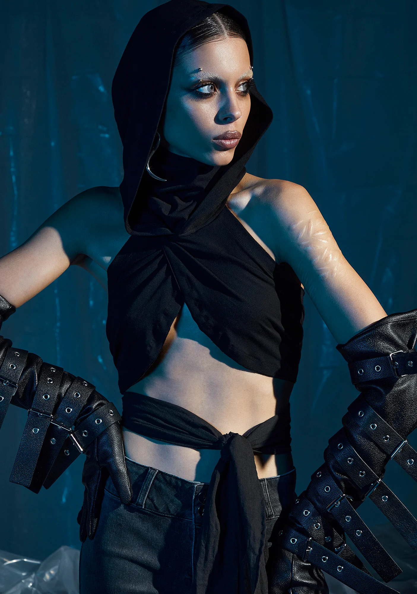 Frequency Wrap Scarf Top - Image 6
