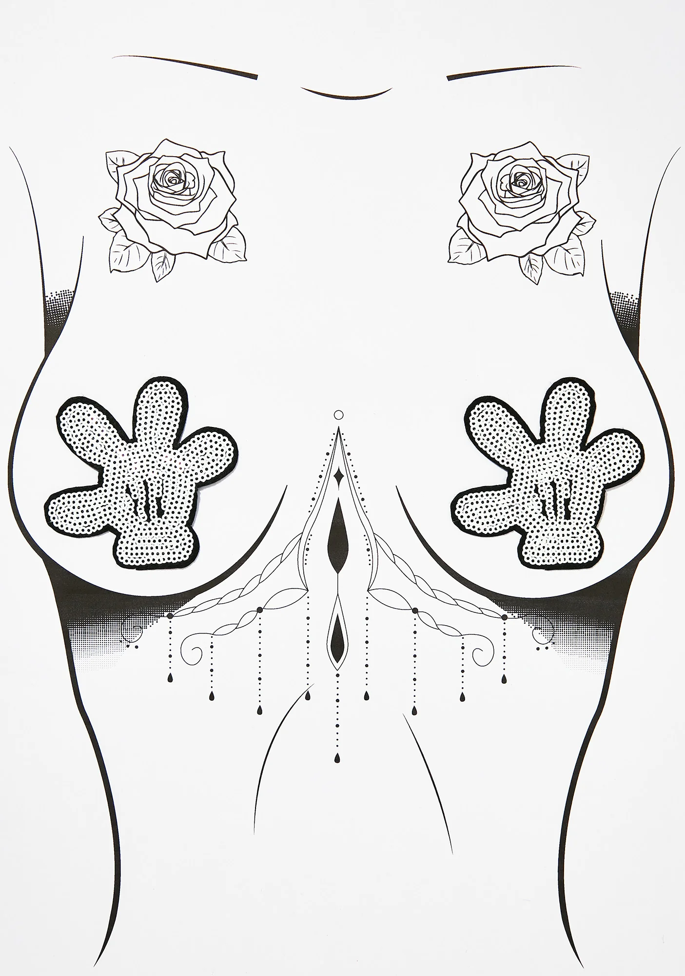Gloves Nifty Nipztix Pasties