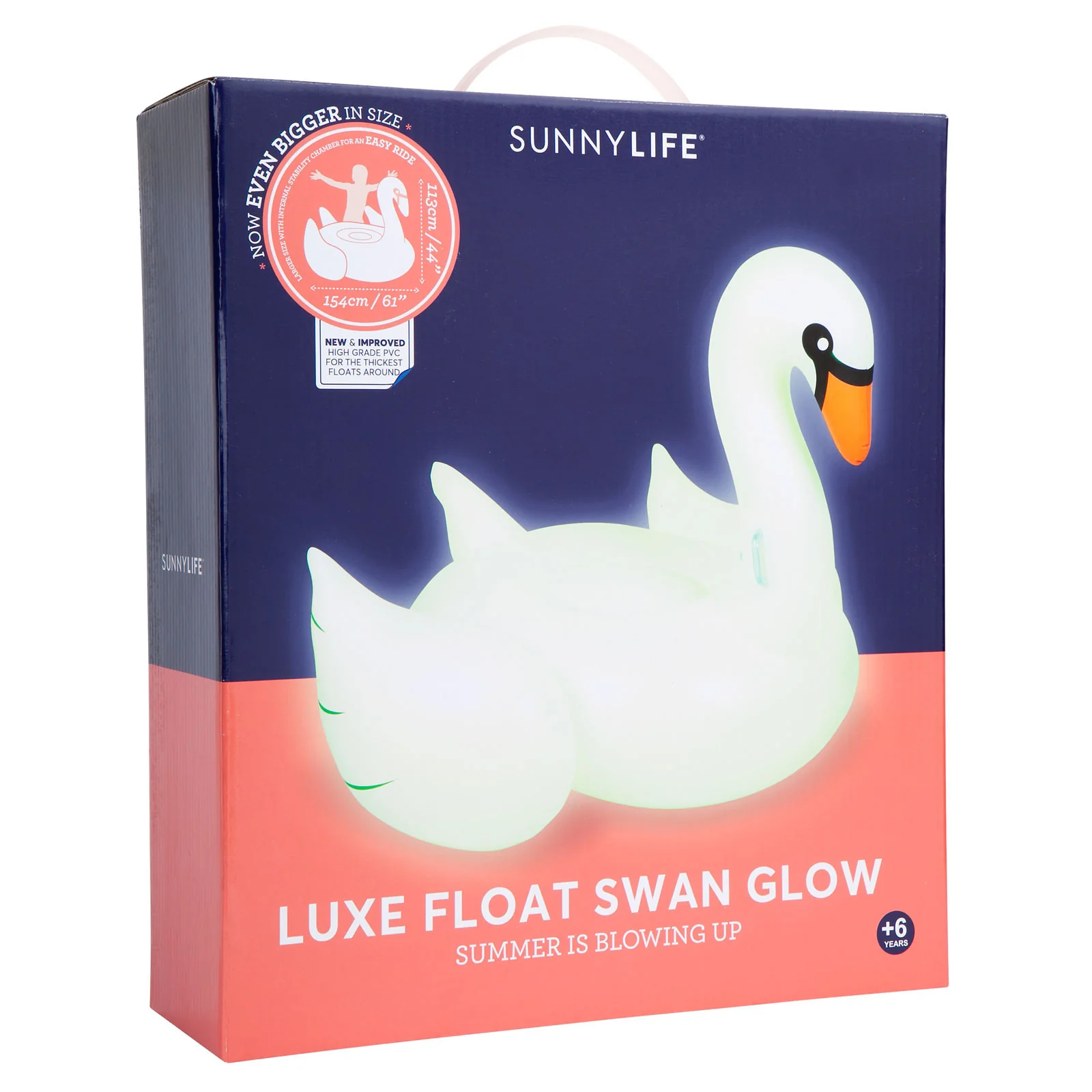 Glowing Swan Pool Float - Image 3