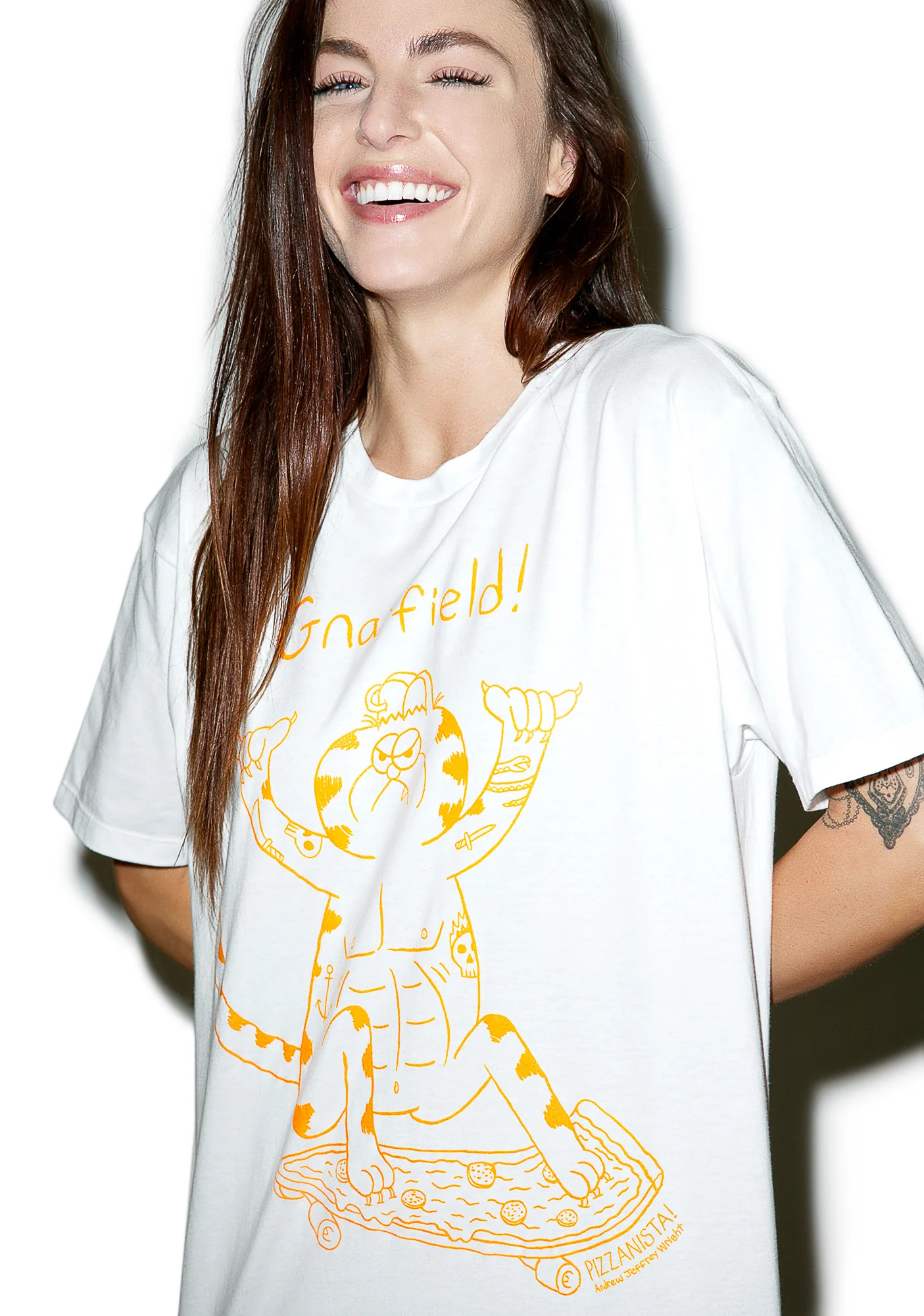 Gnarly Kat Crewneck Tee - Image 2