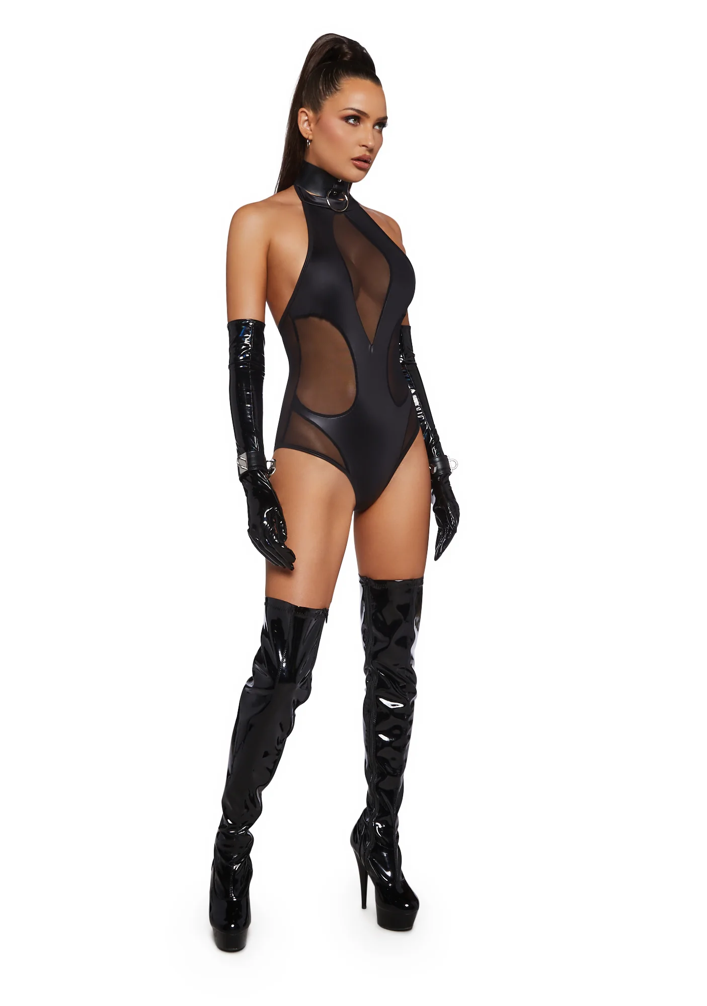 Goddess Envy Mesh Bodysuit - Image 2
