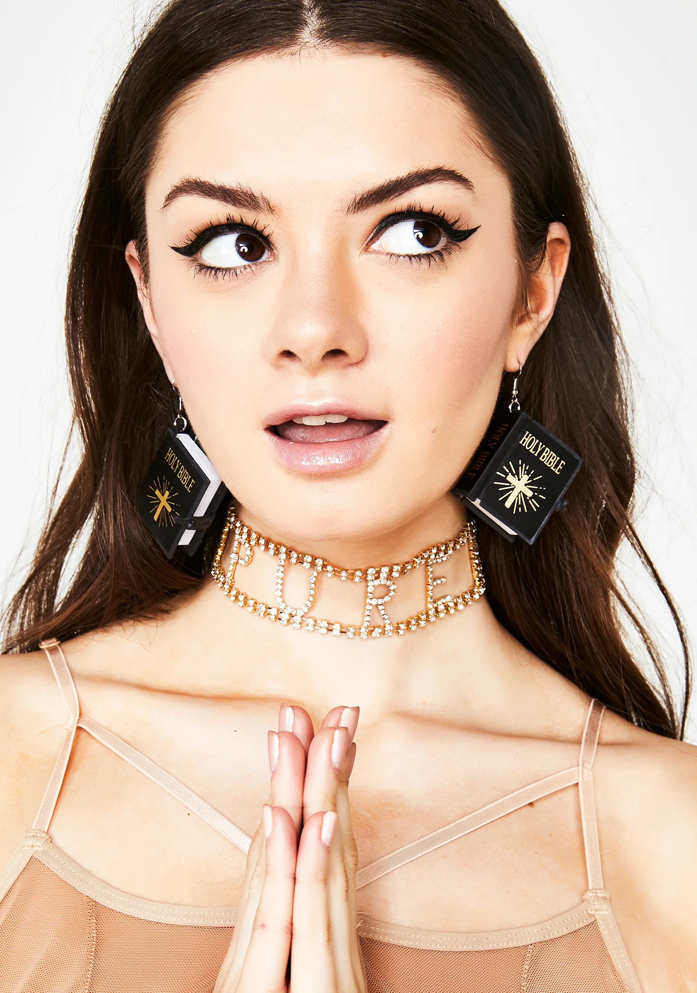 God's Plan Bible Earrings - Image 3