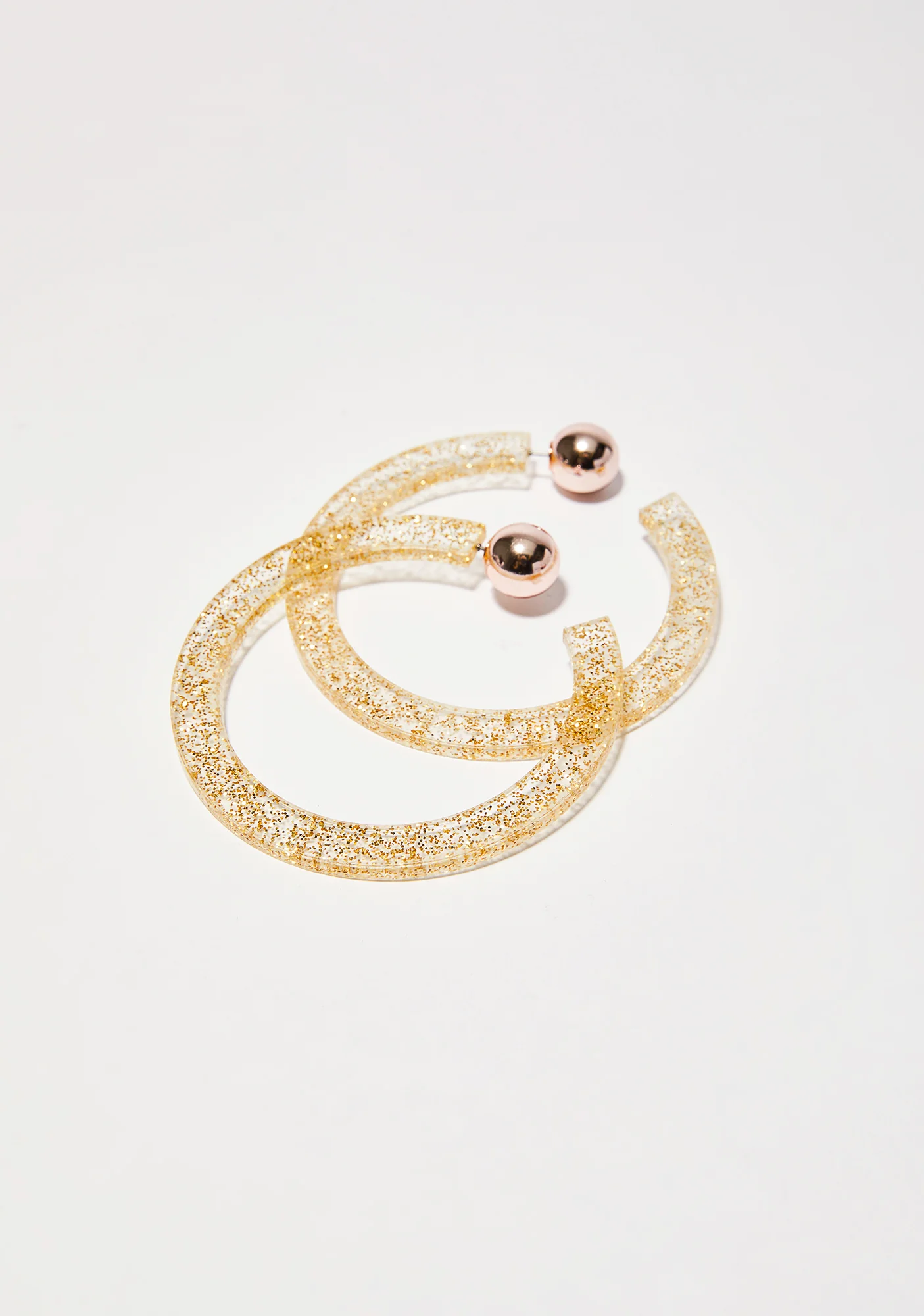 Gold Sparks Fly Sparkle Earrings