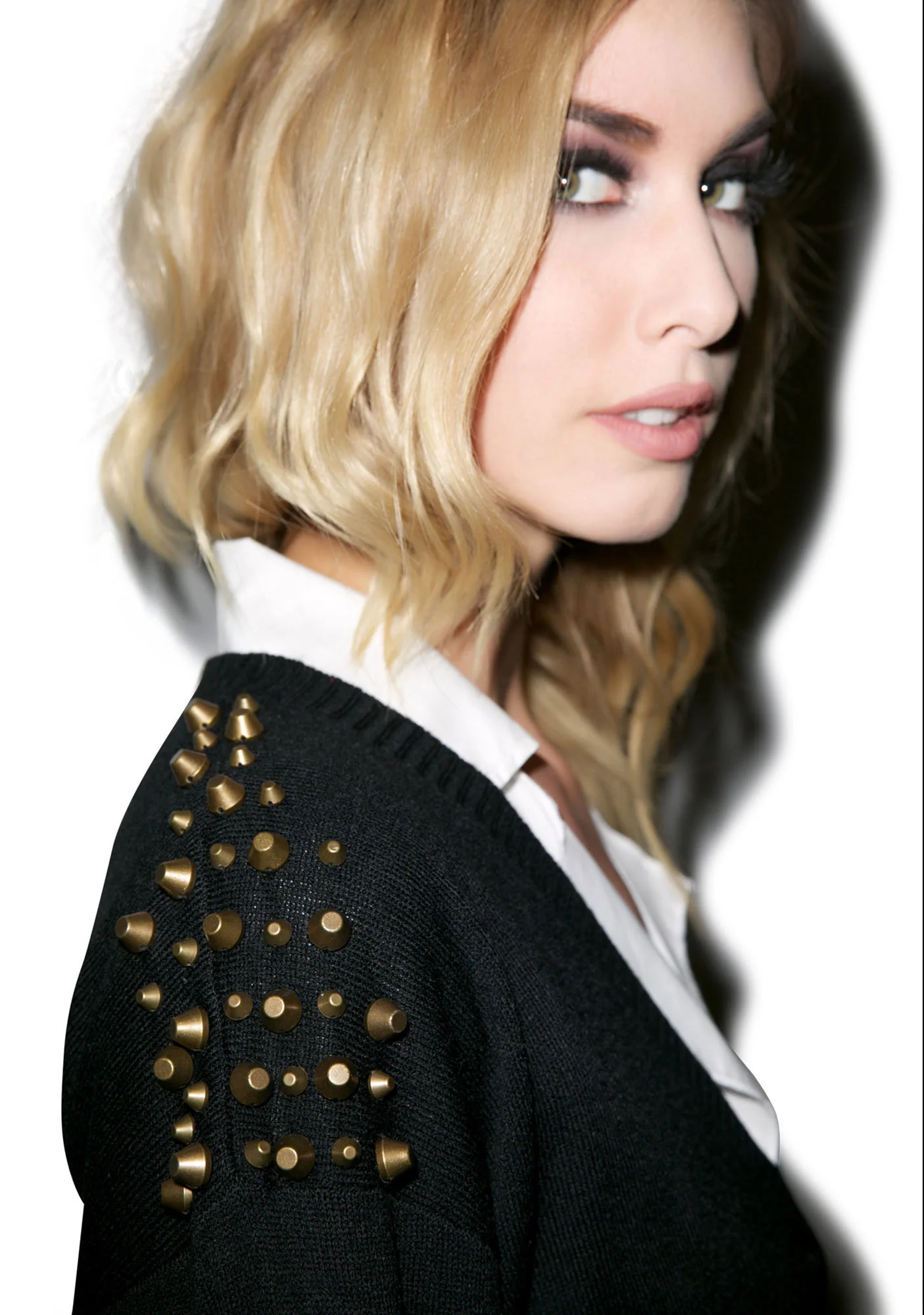 Gold Spineless Cardigan - Image 4