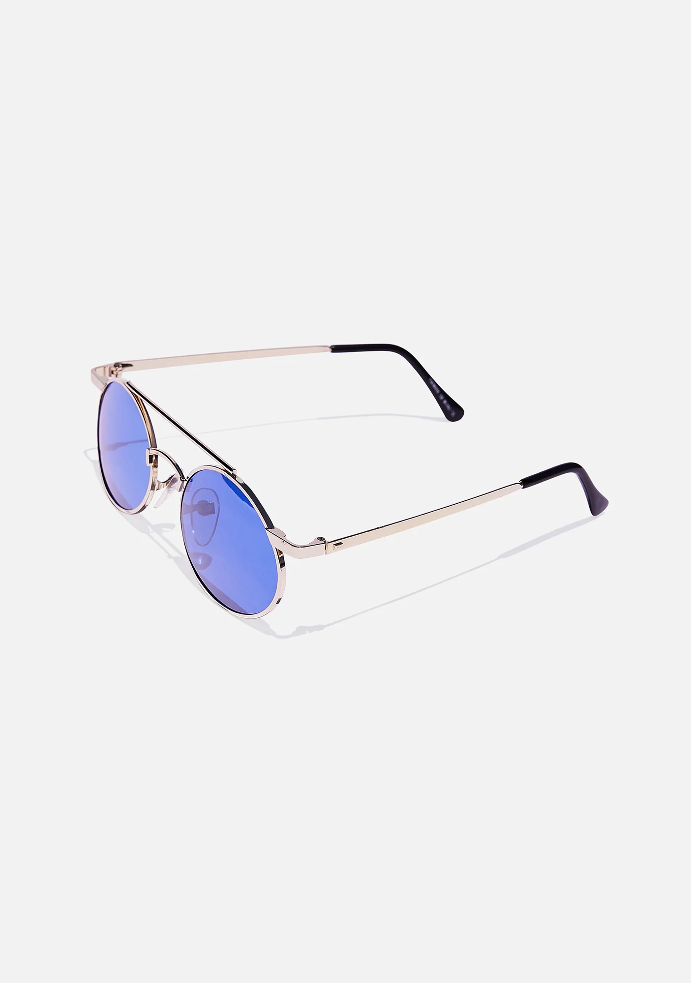 Gold Zackly Aviator Sunglasses - Image 2
