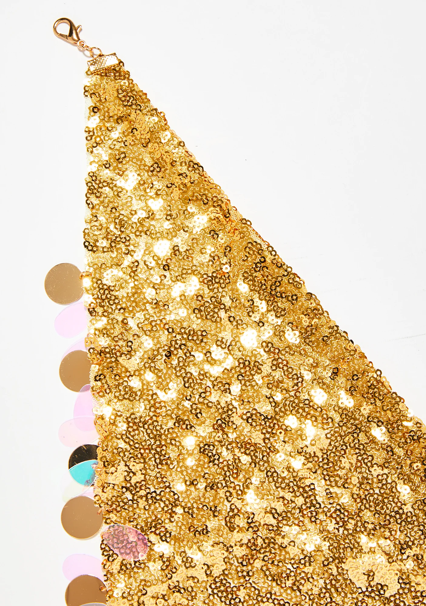 Golden Sequin Bandit Necklace - Image 2